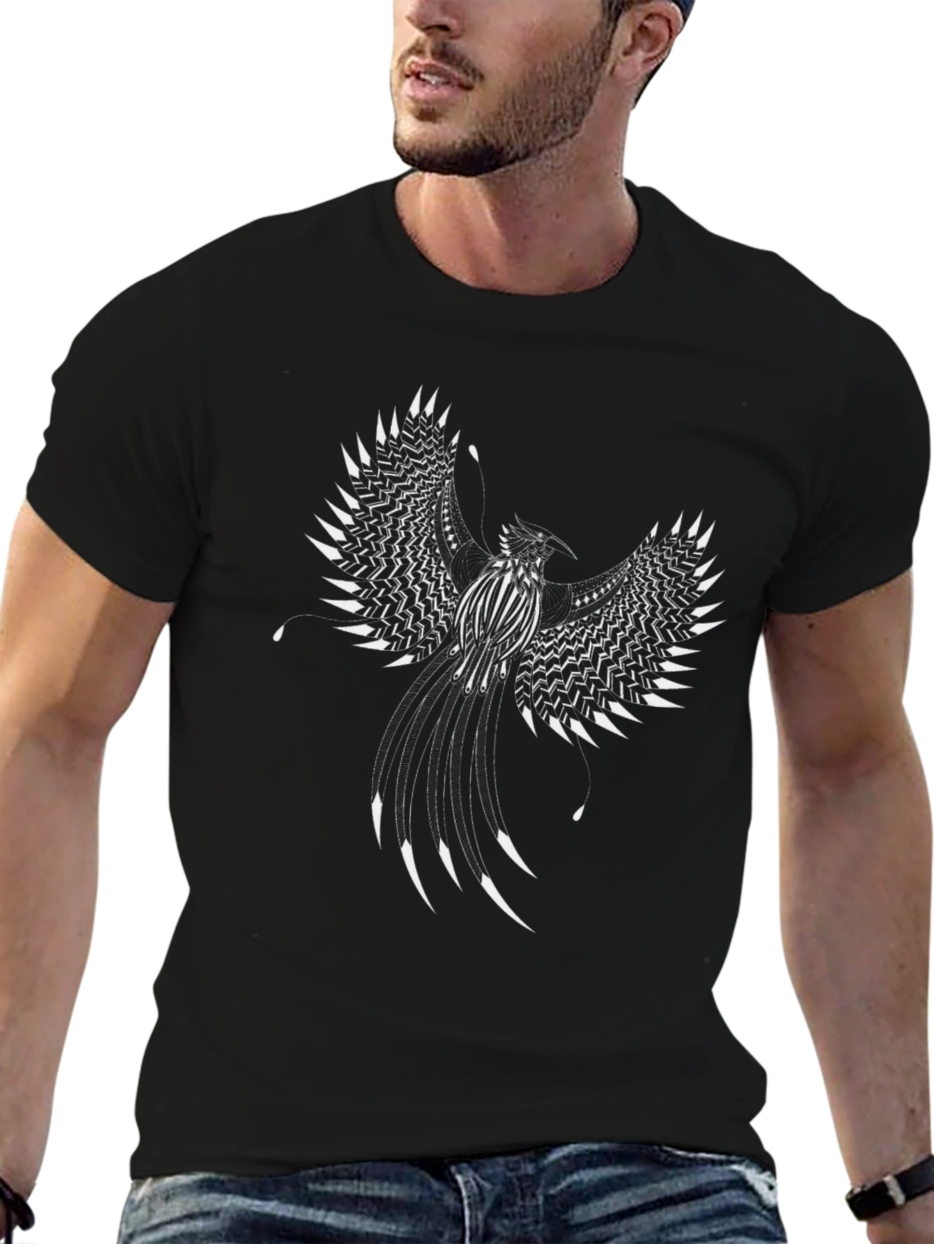 Phoenix Graphic Tee - Black