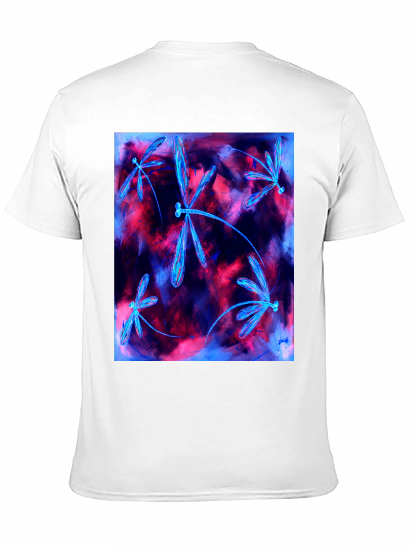 Dragonfly Graphic Tee - Abstract Art Shirt