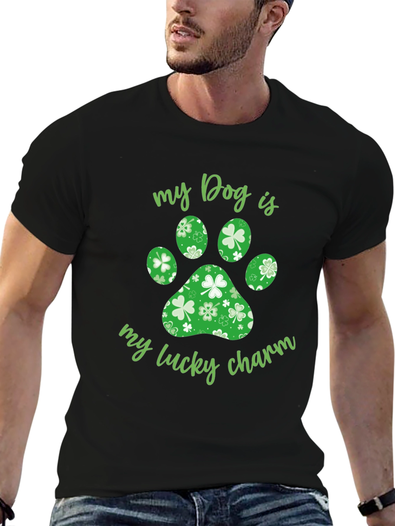 Lucky Dog T-Shirt: St. Patricks Day Charm