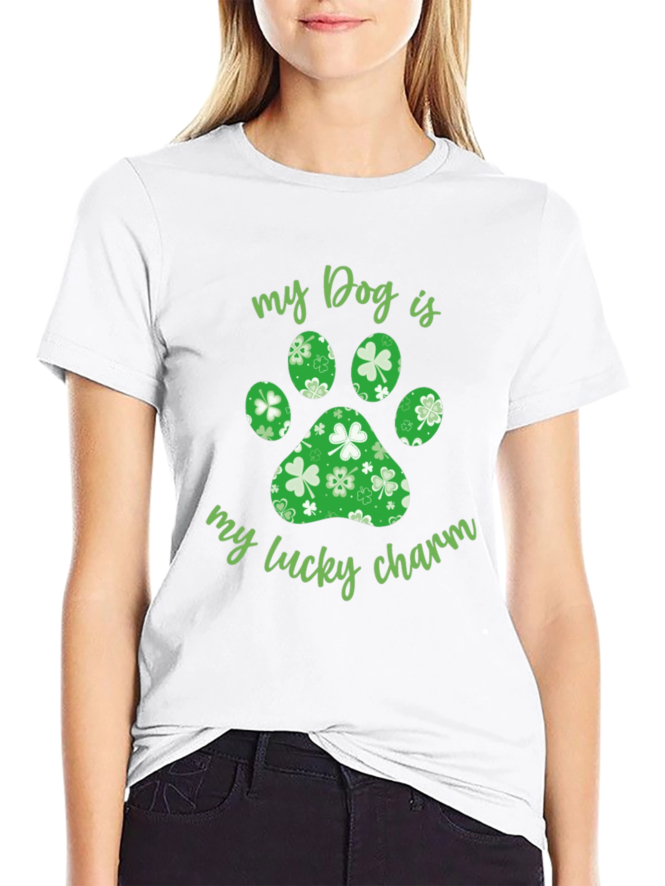 Lucky Dog T-Shirt: St. Patricks Day Charm