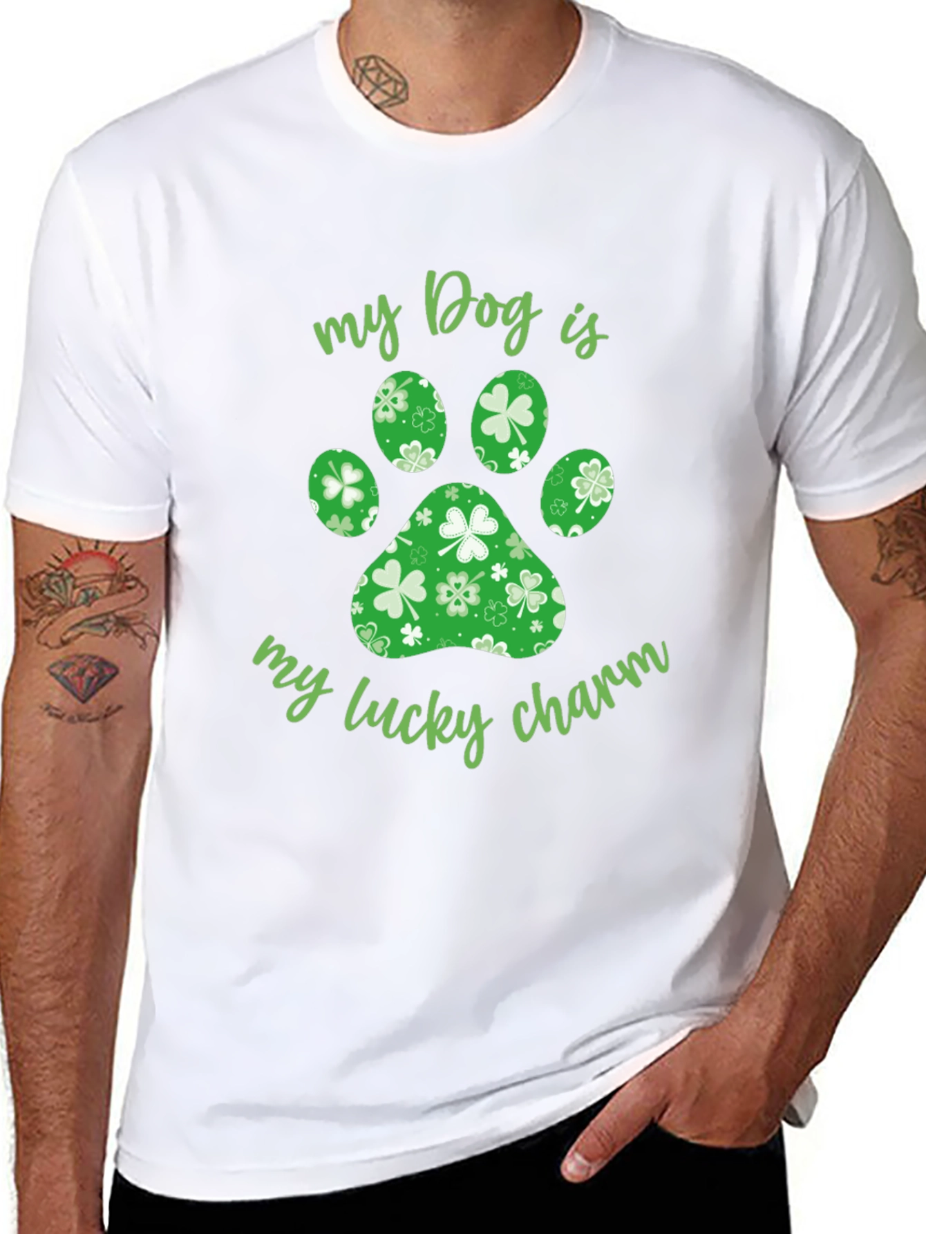 Lucky Dog T-Shirt: St. Patricks Day Charm