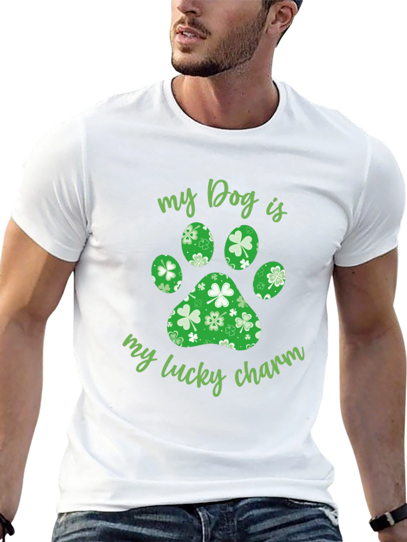 Lucky Dog T-Shirt: St. Patricks Day Charm