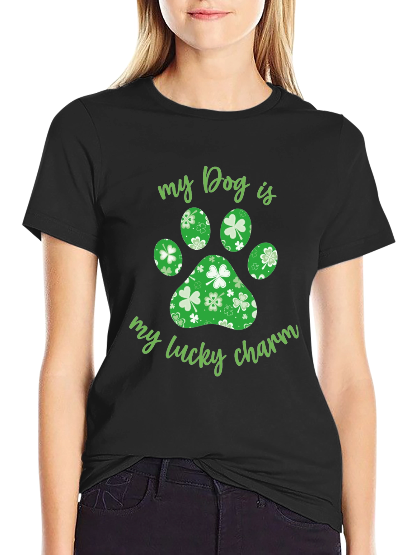 Lucky Dog T-Shirt: St. Patricks Day Charm
