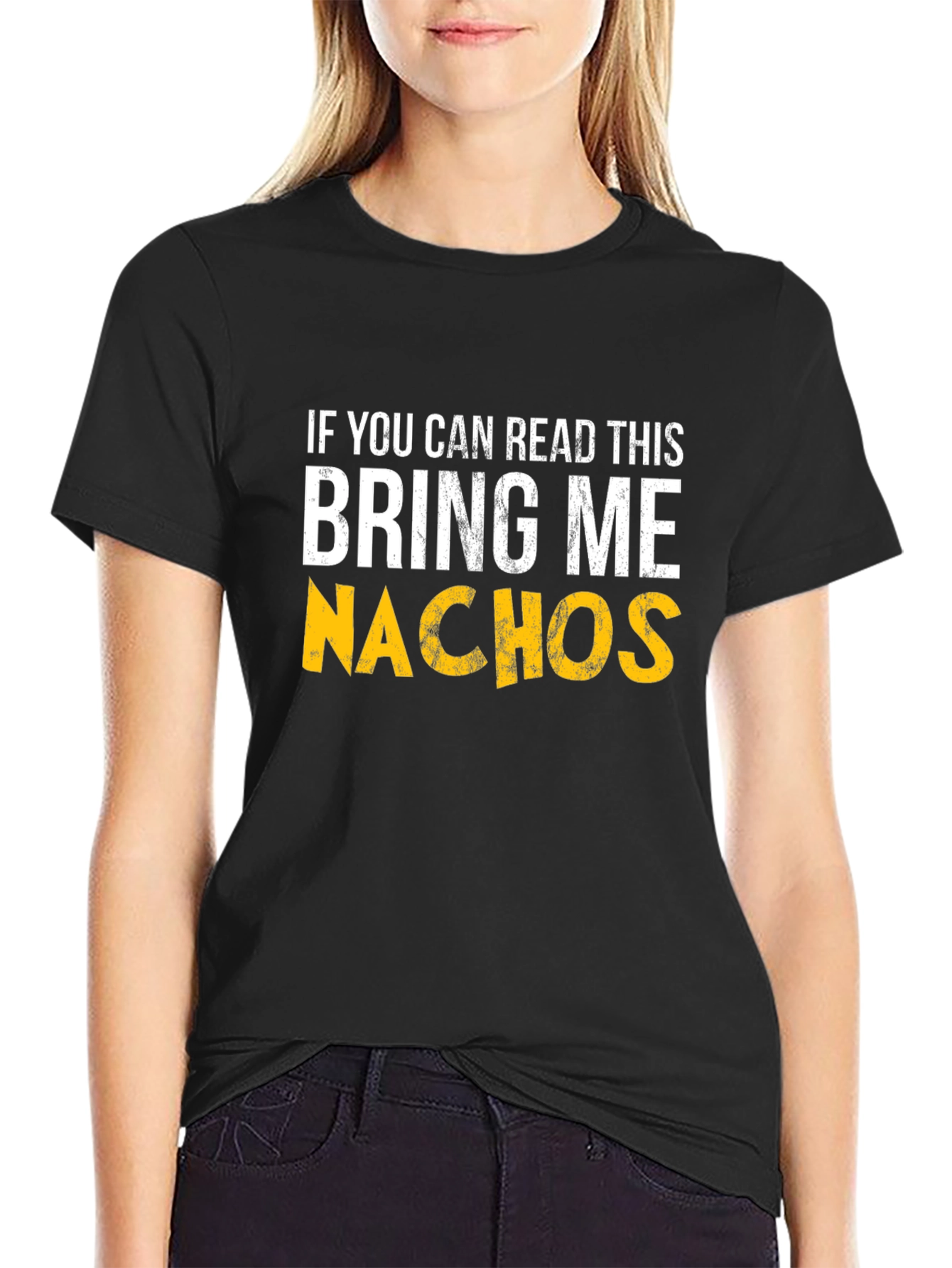 Bring Me Nachos Graphic T-Shirt - Funny Foodie Tee