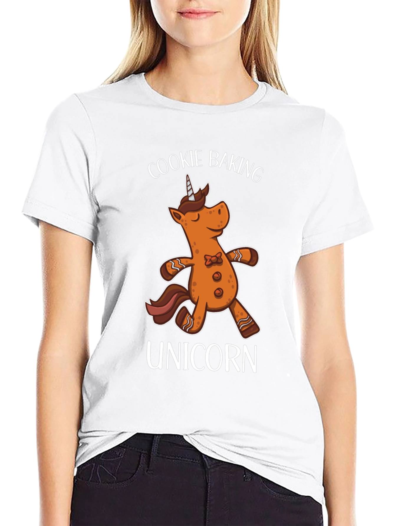 Cookie Baking Unicorn T-Shirt