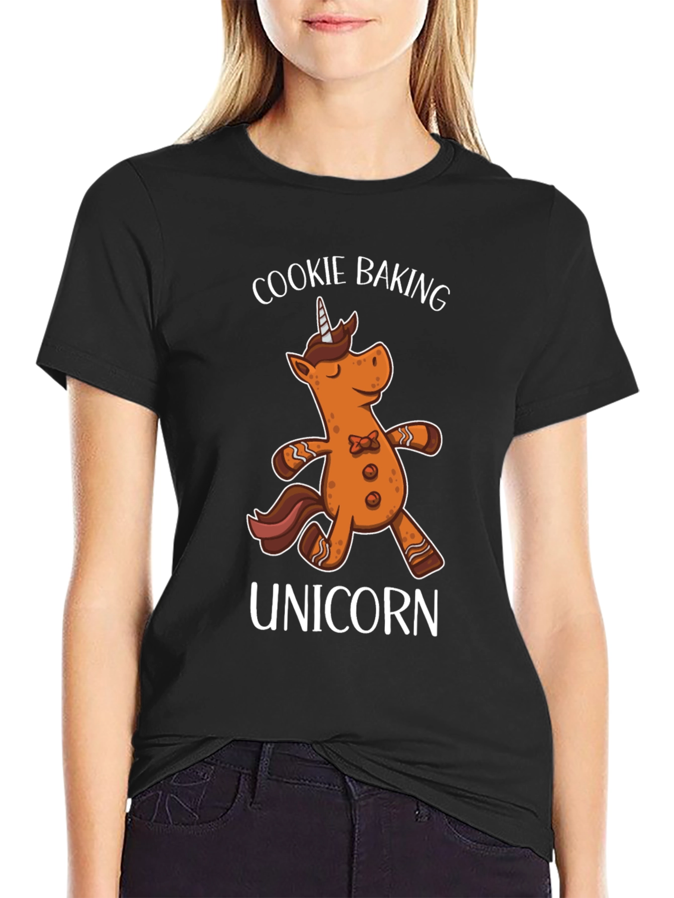 Cookie Baking Unicorn T-Shirt