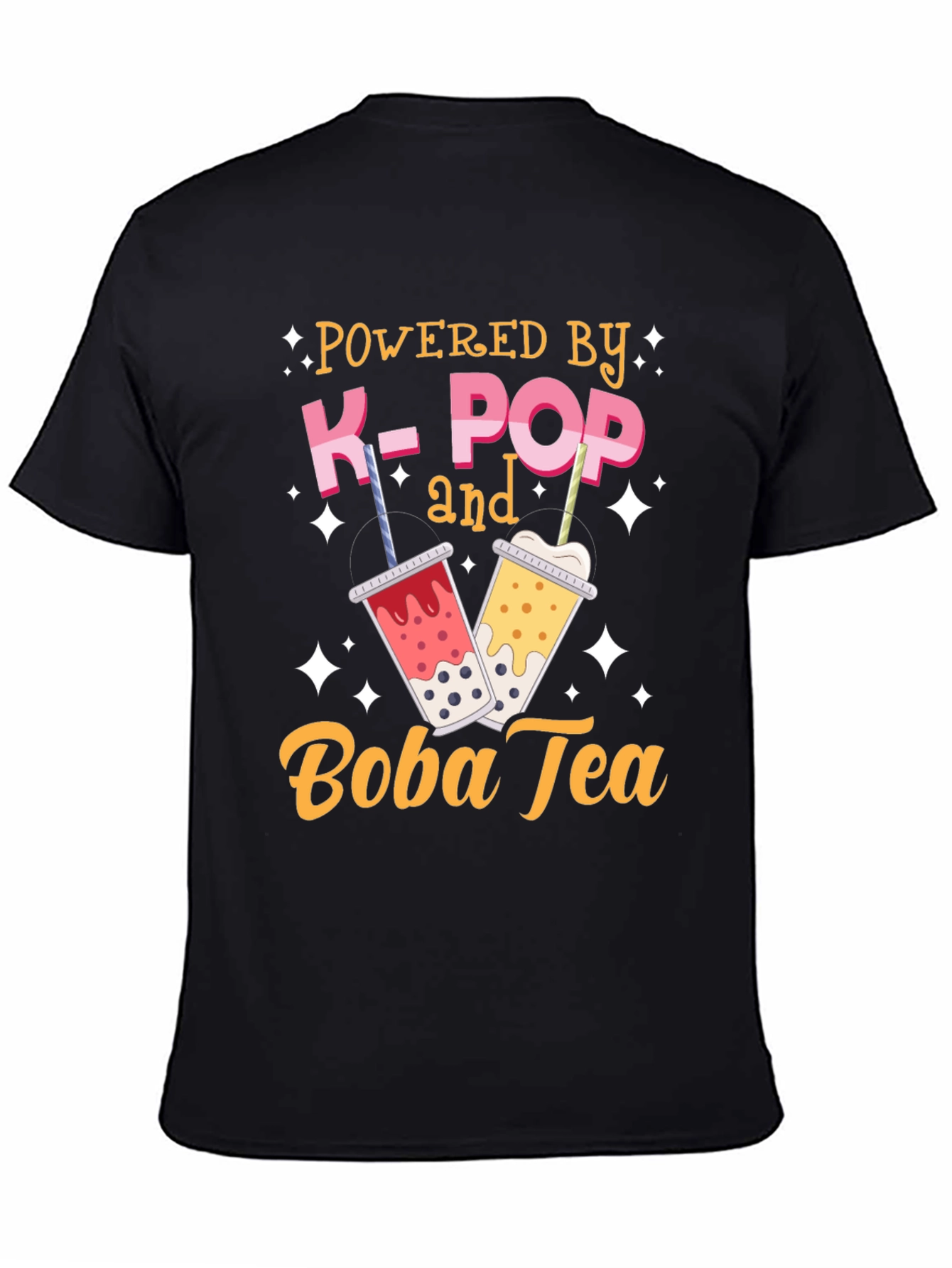K-Pop & Boba Tea T-Shirt - Trendy Graphic Tee