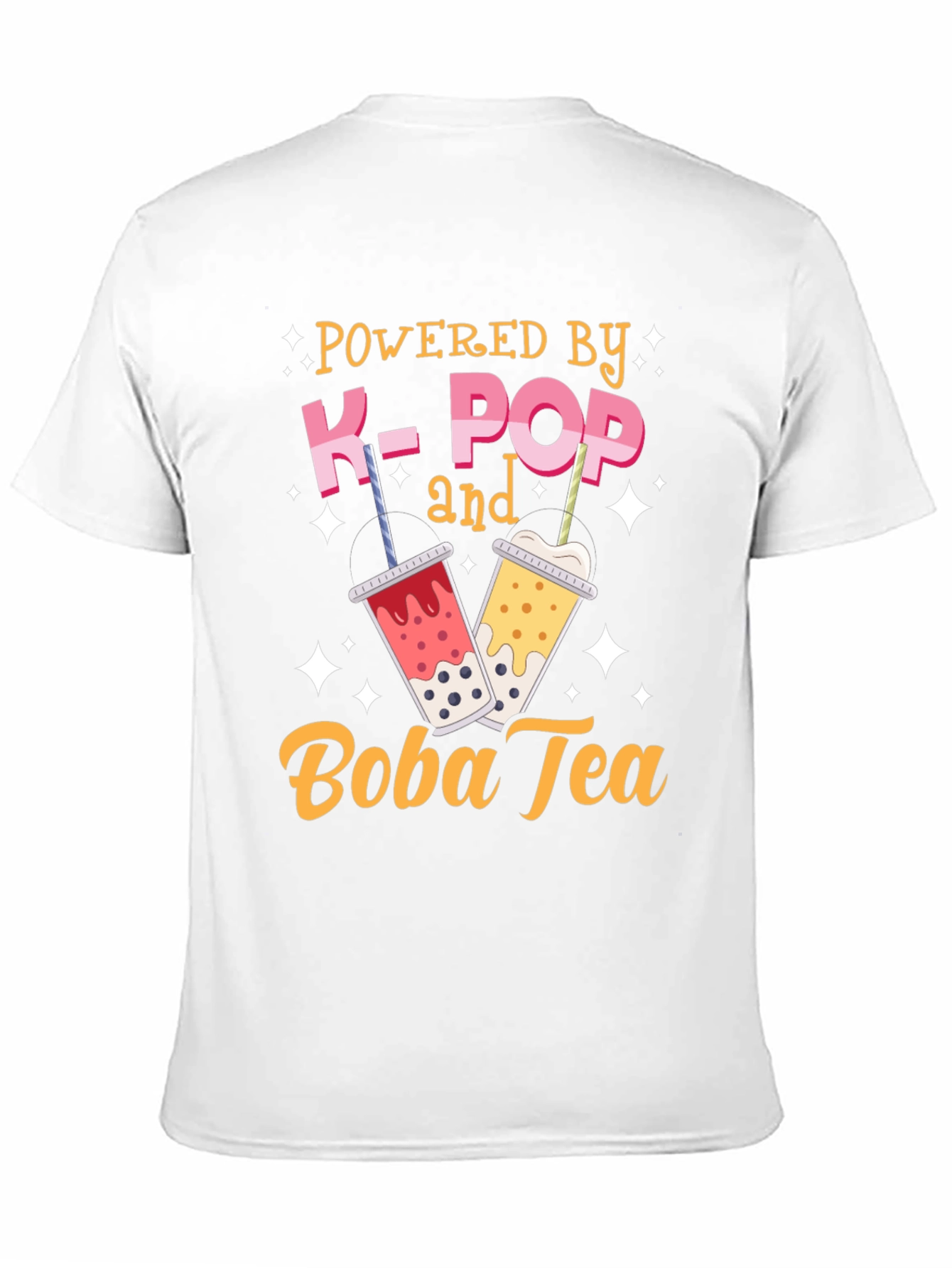 K-Pop & Boba Tea T-Shirt - Trendy Graphic Tee