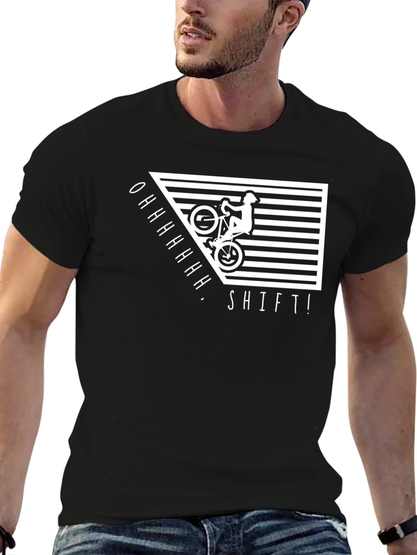 OHHHHHH Shift! Graphic Tee - Cycling T-Shirt