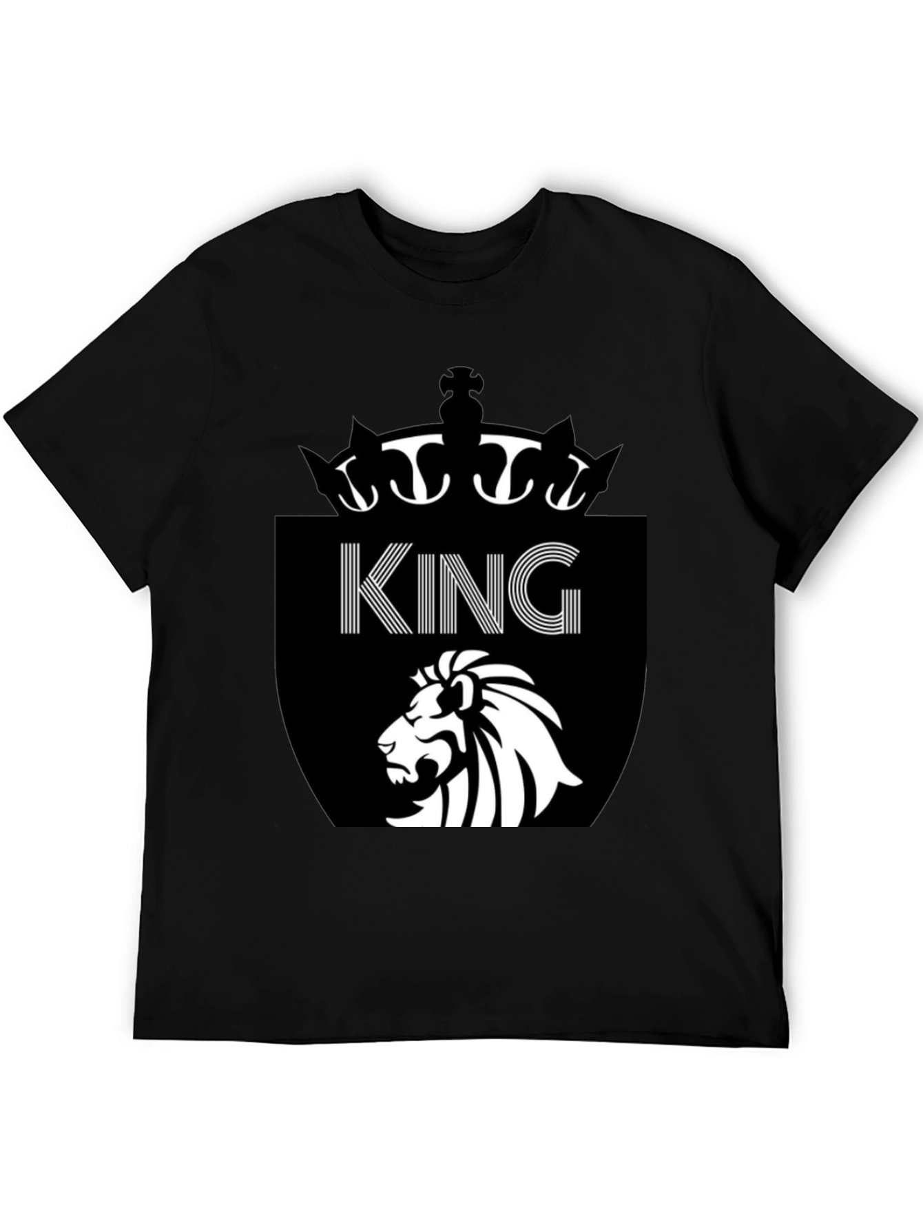 King Lion Graphic Tee - Stylish Mens T-Shirt
