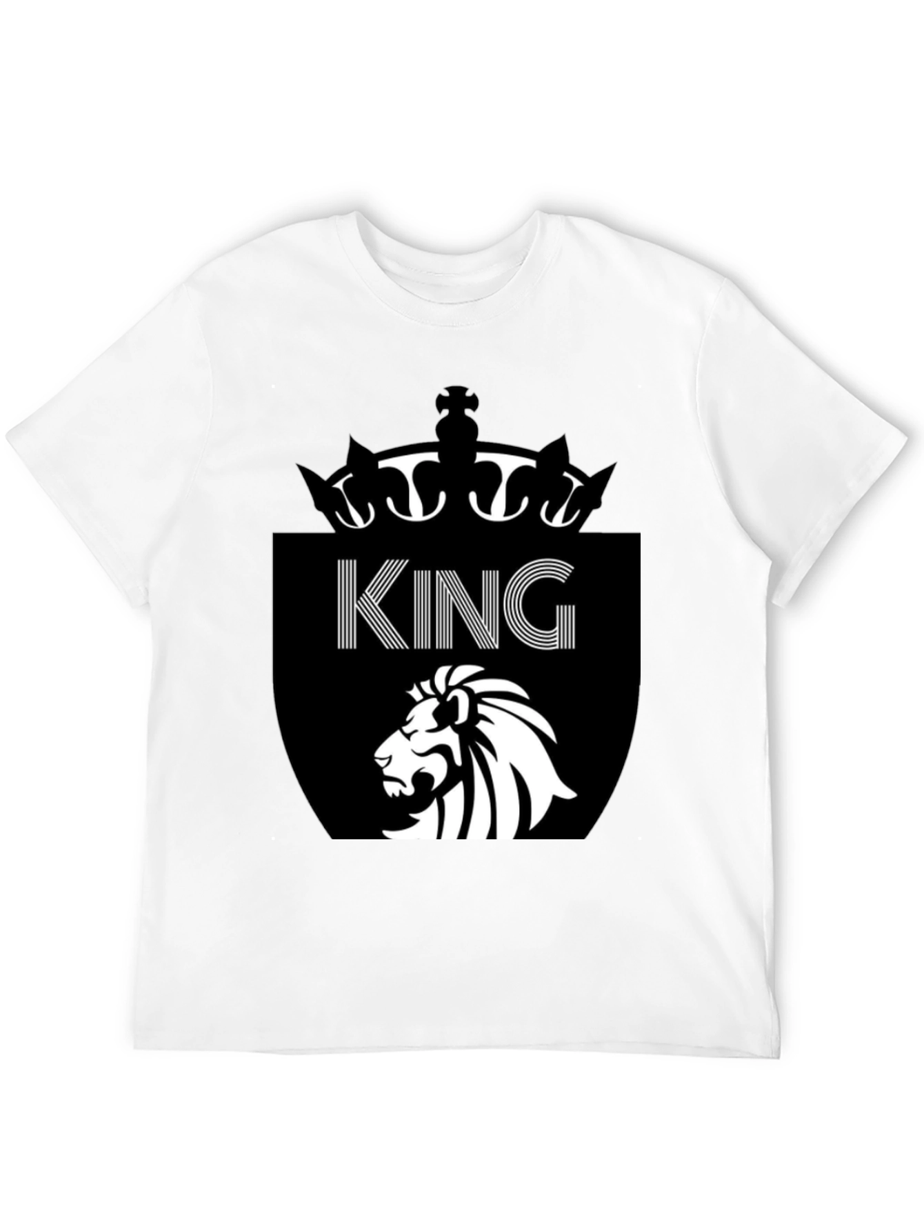 King Lion Graphic Tee - Stylish Mens T-Shirt