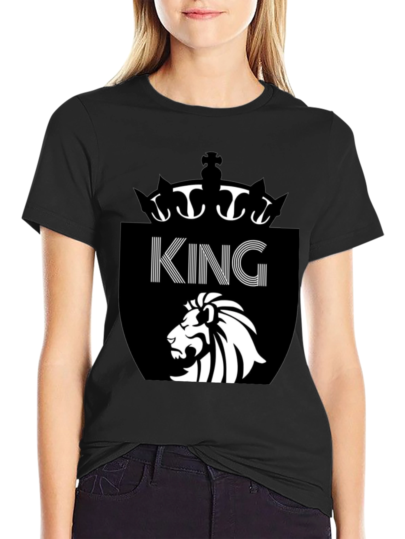 King Lion Graphic Tee - Stylish Mens T-Shirt