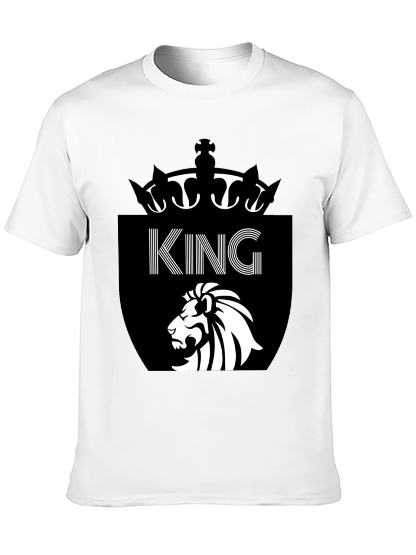 King Lion Graphic Tee - Stylish Mens T-Shirt