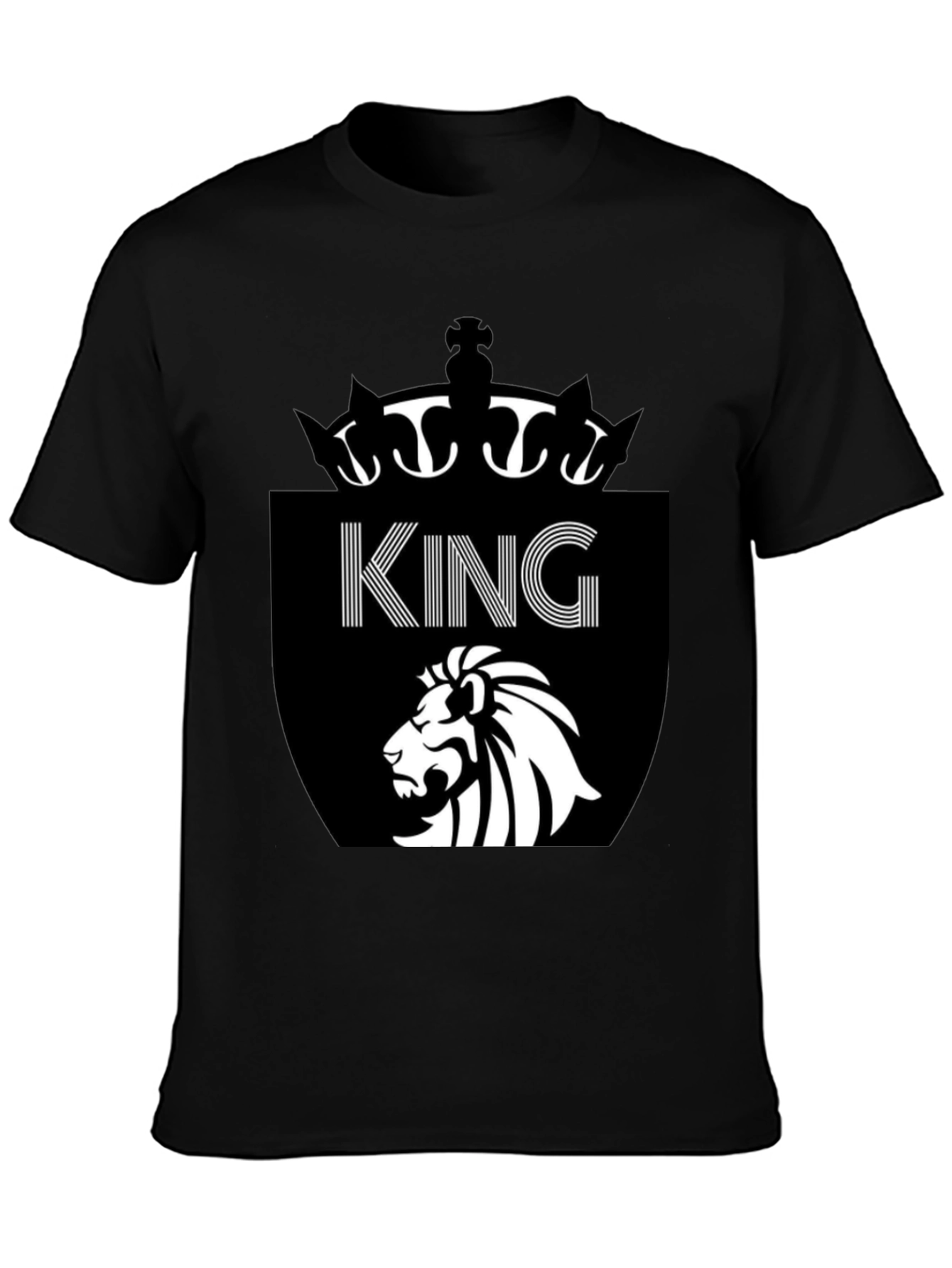 King Lion Graphic Tee - Stylish Mens T-Shirt