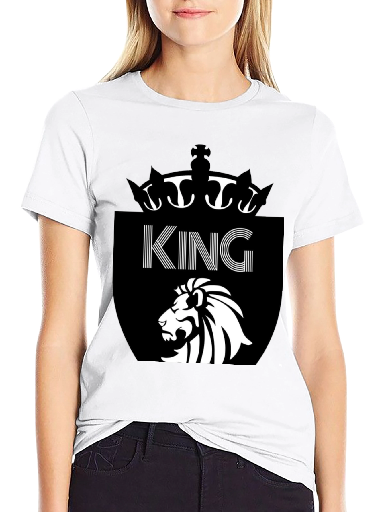 King Lion Graphic Tee - Stylish Mens T-Shirt