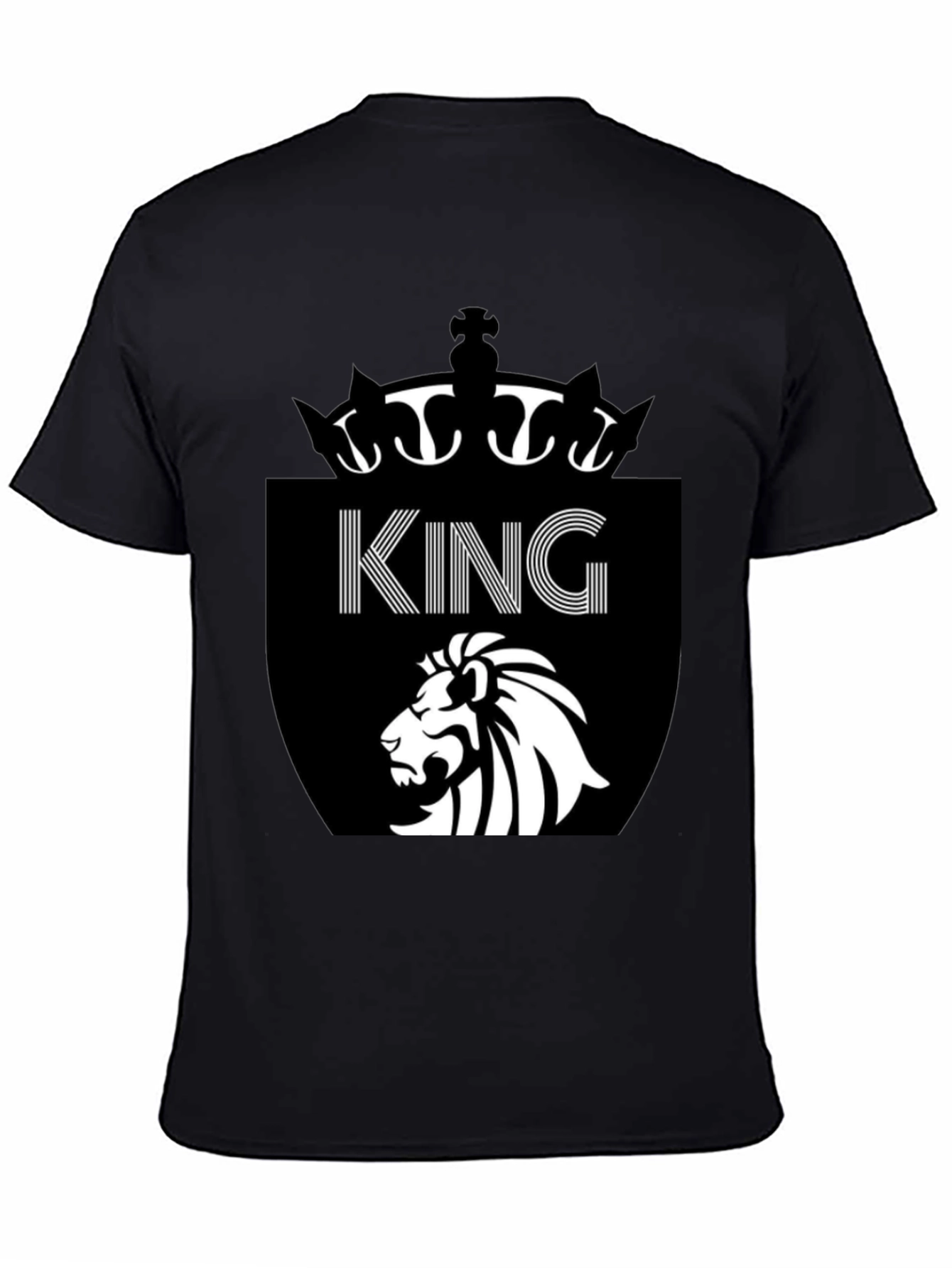 King Lion Graphic Tee - Stylish Mens T-Shirt
