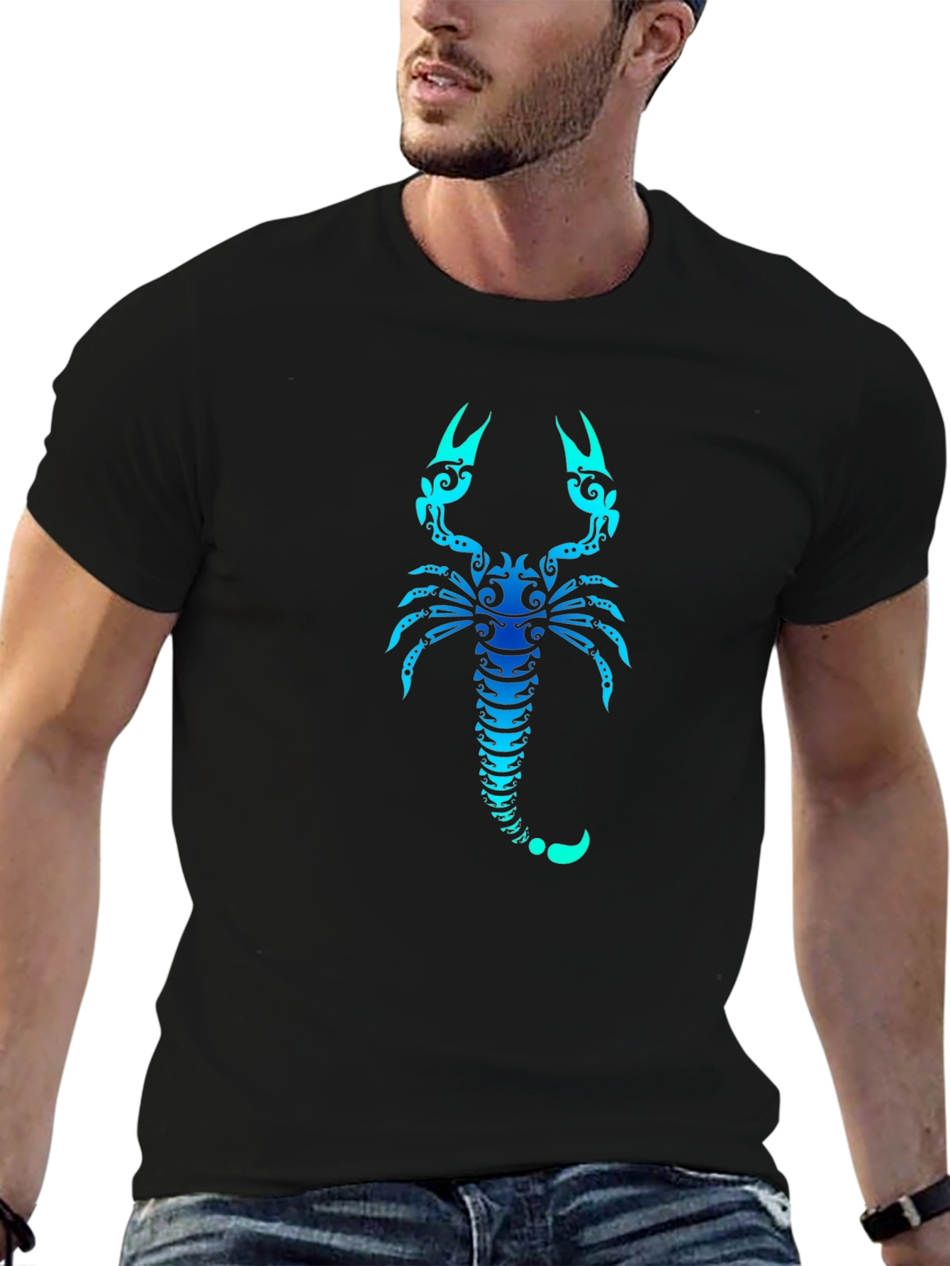Scorpion Graphic Black T-Shirt