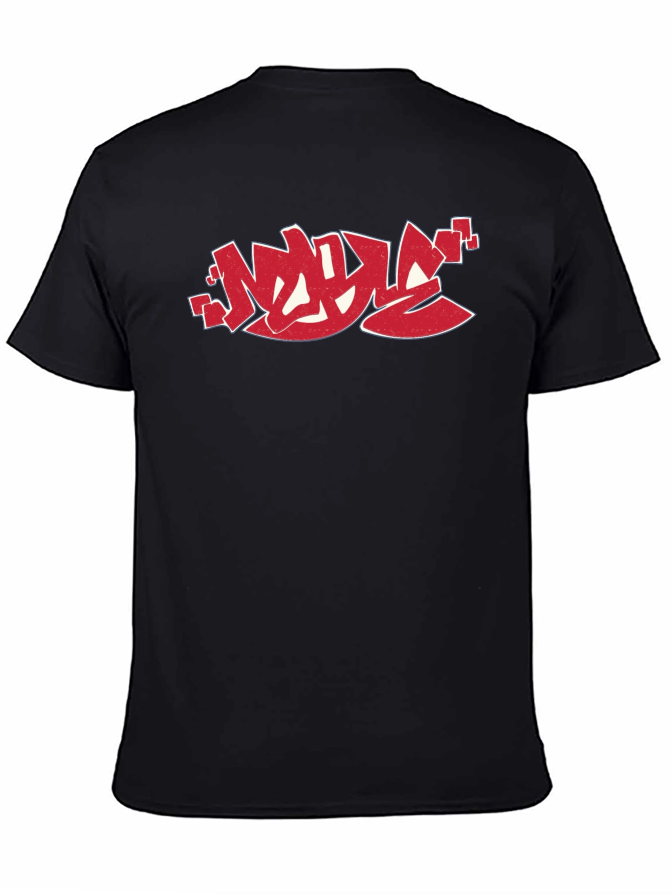 Graffiti Style Graphic Print T-Shirt
