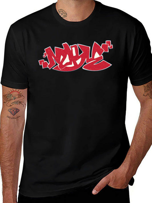 Graffiti Style Graphic Print T-Shirt