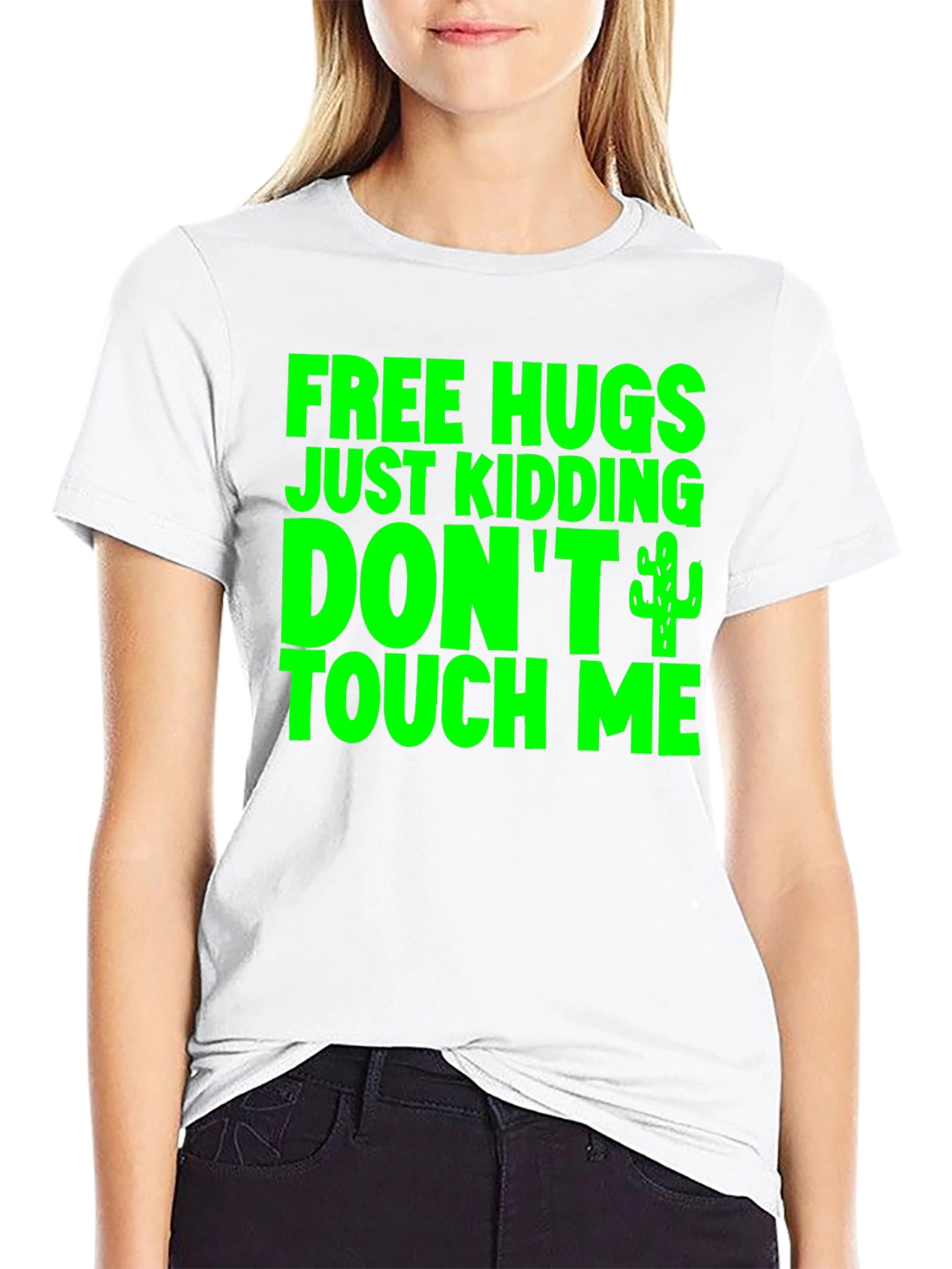Free Hugs Just Kidding T-Shirt