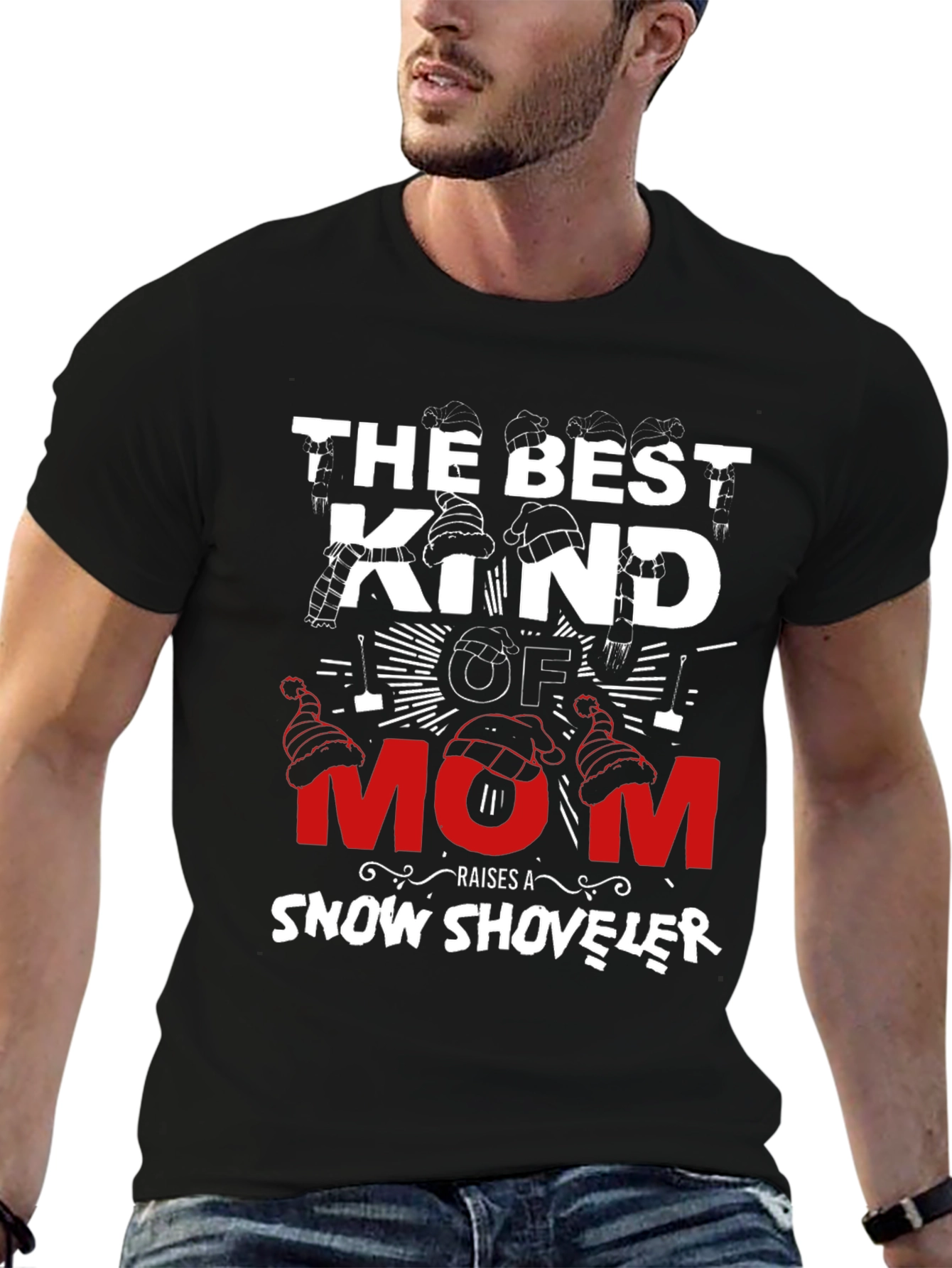 Best Kind of Mom Snow Shoveler T-Shirt