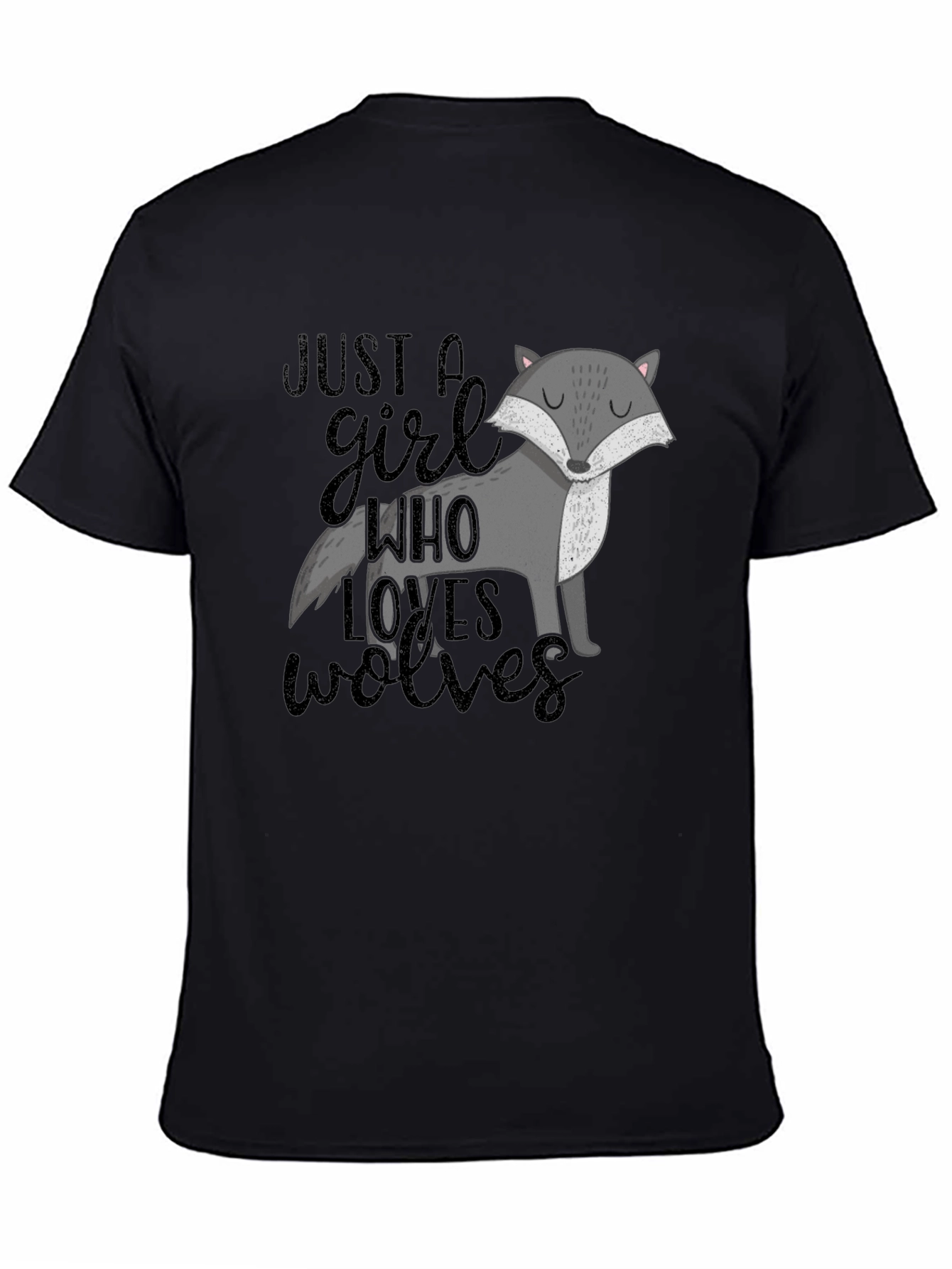 Just A Girl Who Loves Wolves T-Shirt