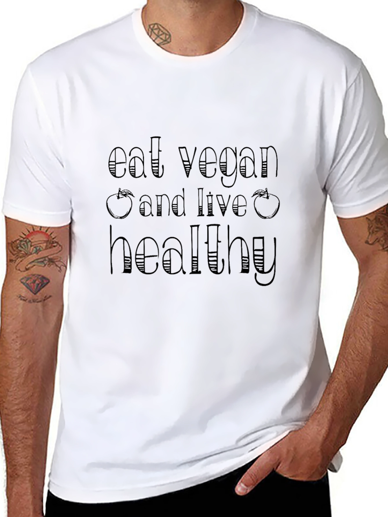Eat Vegan T-Shirt - Live Healthy!