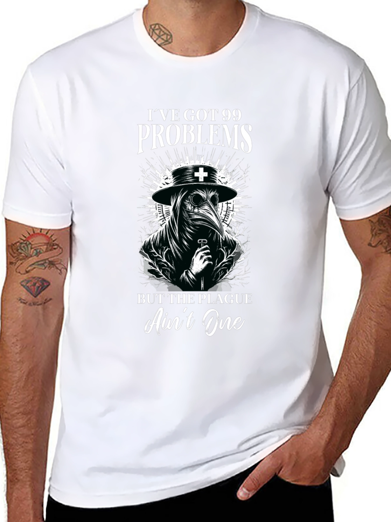 Ive Got 99 Problems Plague Doctor Graphic T-Shirt