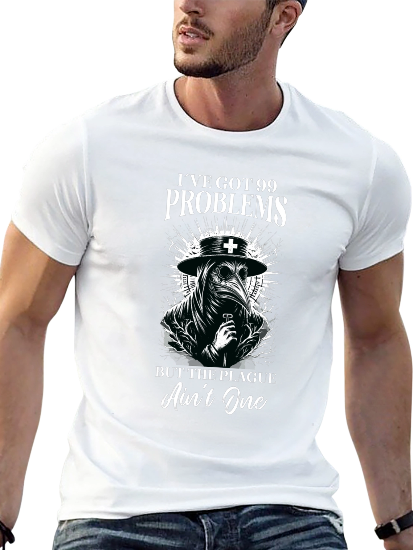 Ive Got 99 Problems Plague Doctor Graphic T-Shirt