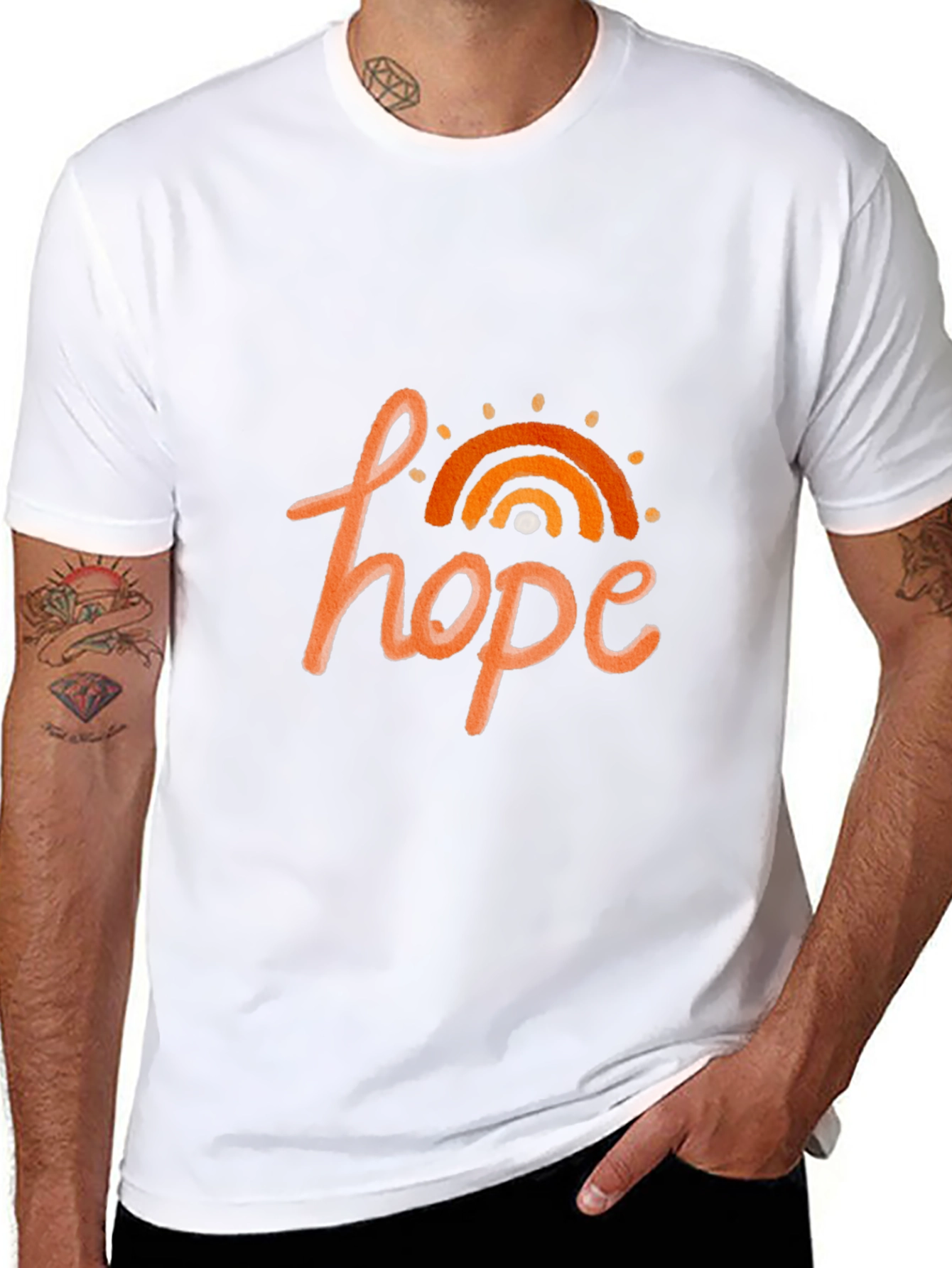 Hope Graphic Tee - Positive Vibes Shirt