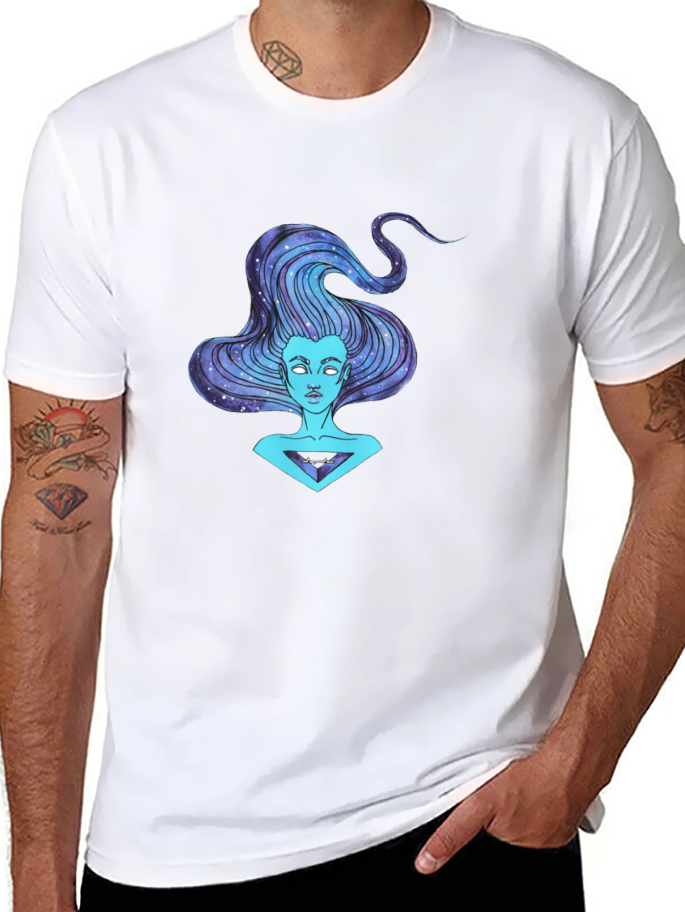 Galaxy Goddess Graphic Tee