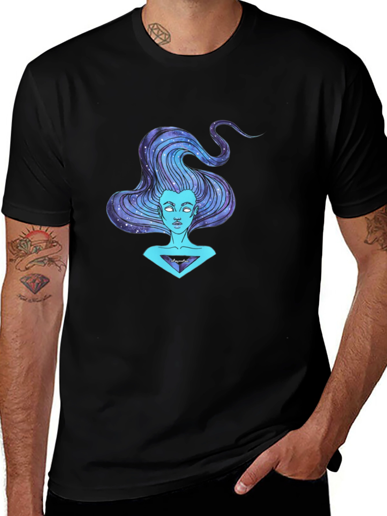 Galaxy Goddess Graphic Tee