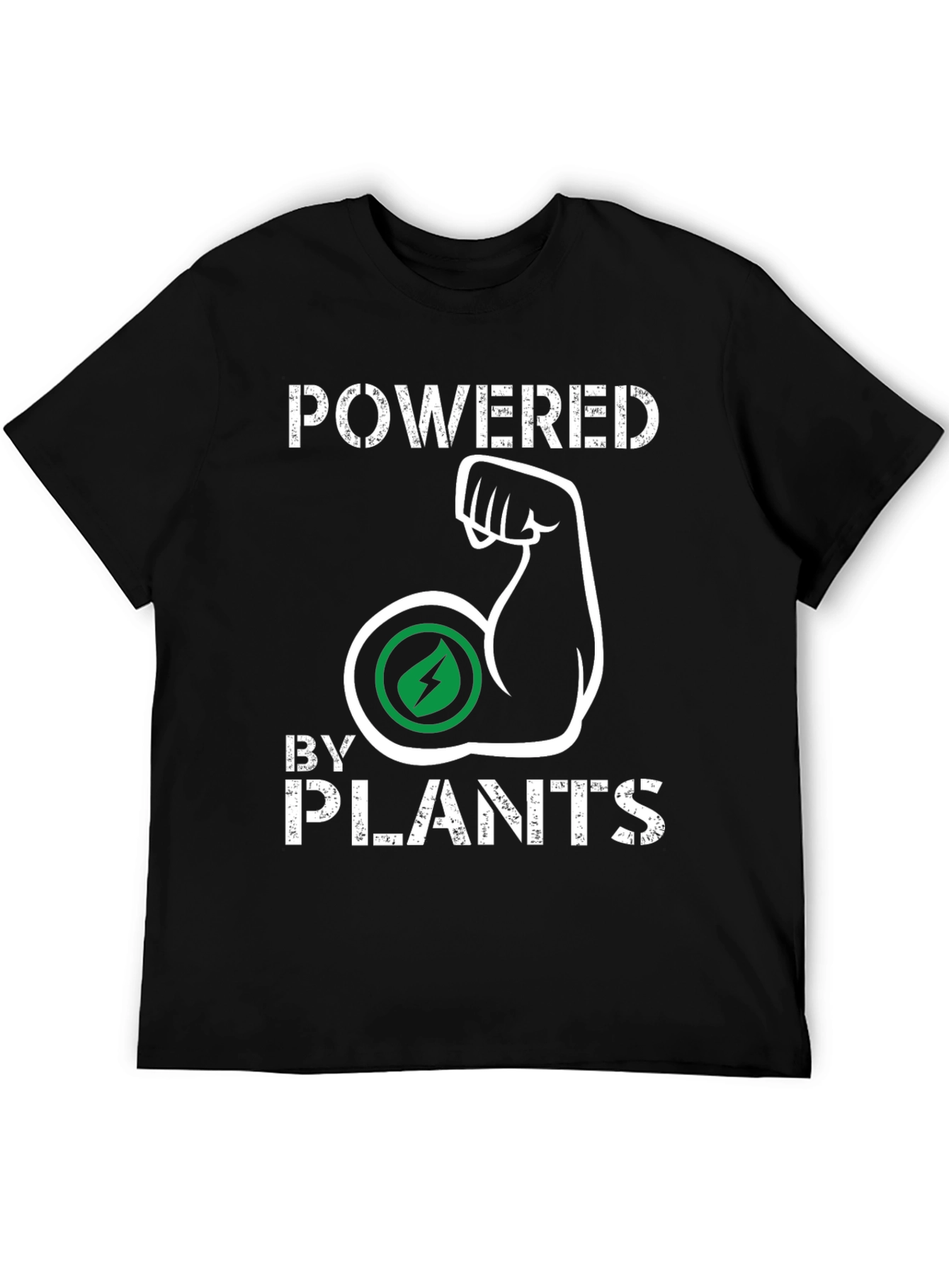 Powered By Plants T-Shirt - Vegan Strong