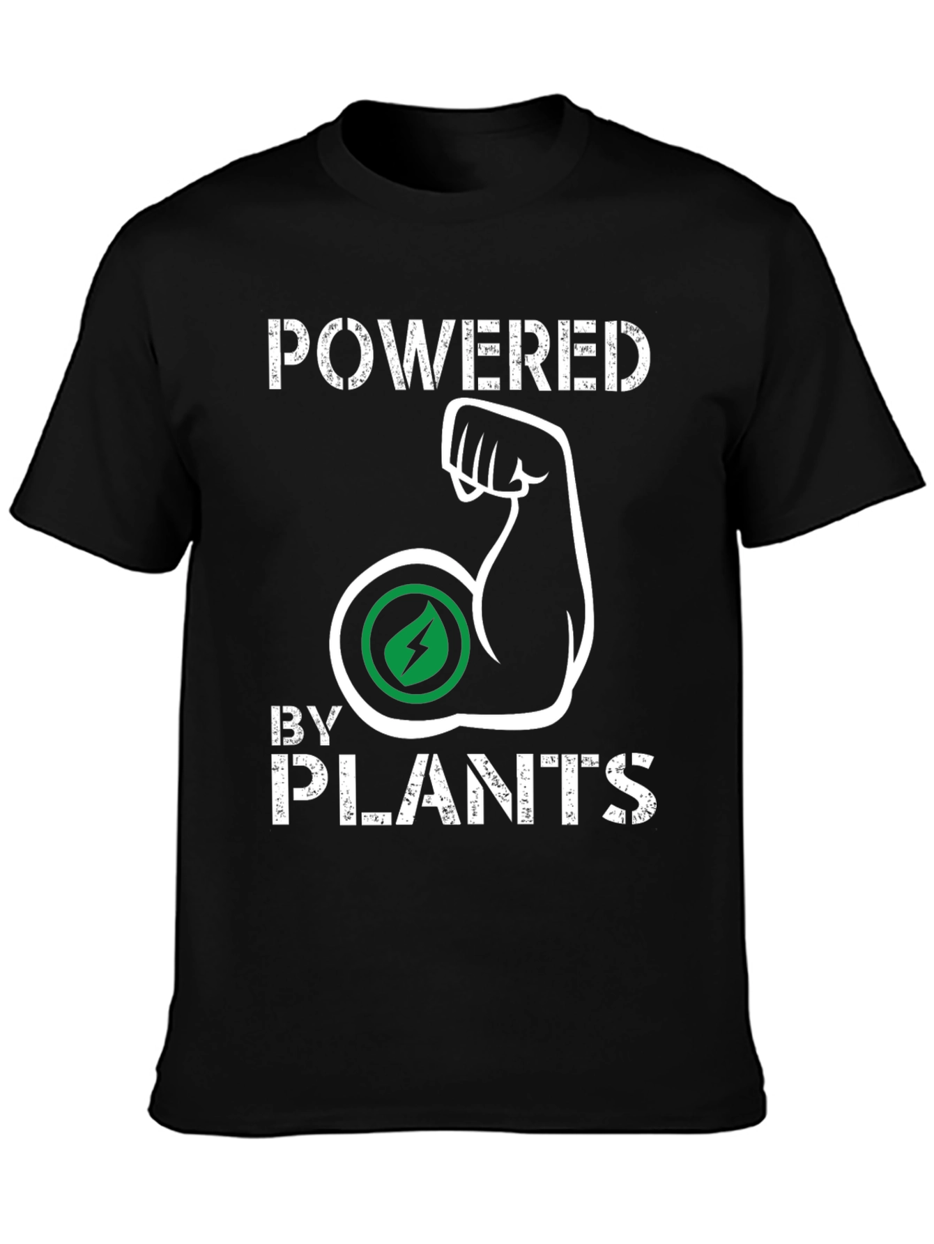 Powered By Plants T-Shirt - Vegan Strong