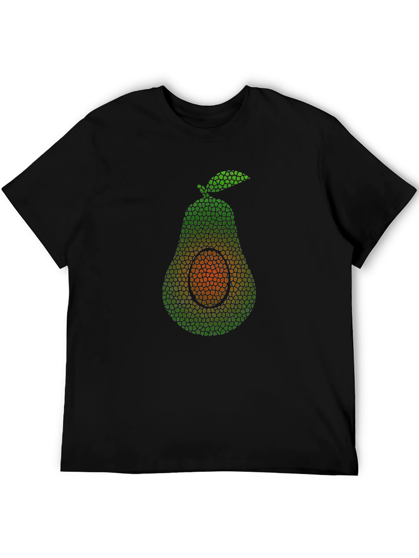 Avocado Mosaic Graphic Tee - Stylish Comfort