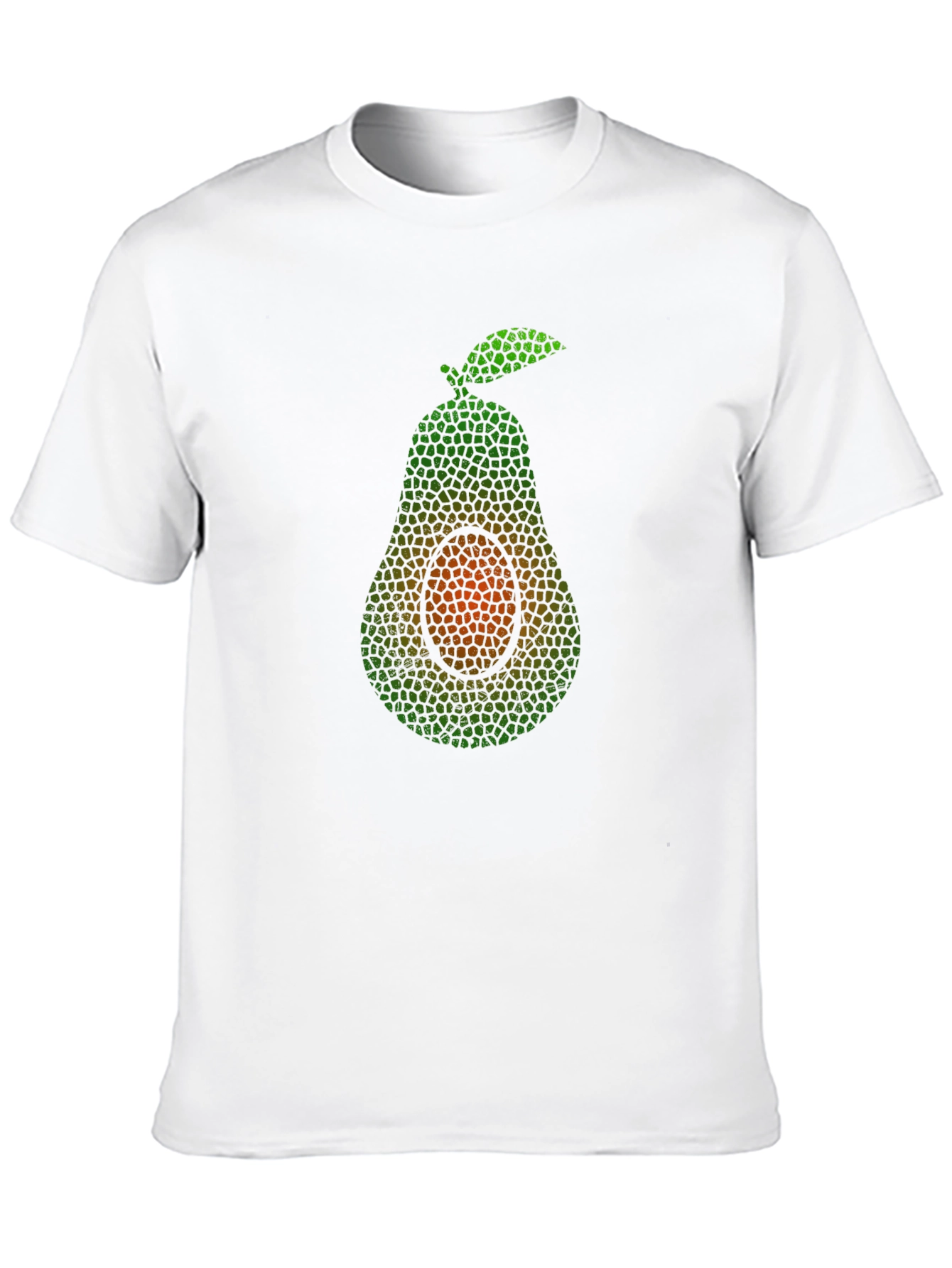 Avocado Mosaic Graphic Tee - Stylish Comfort