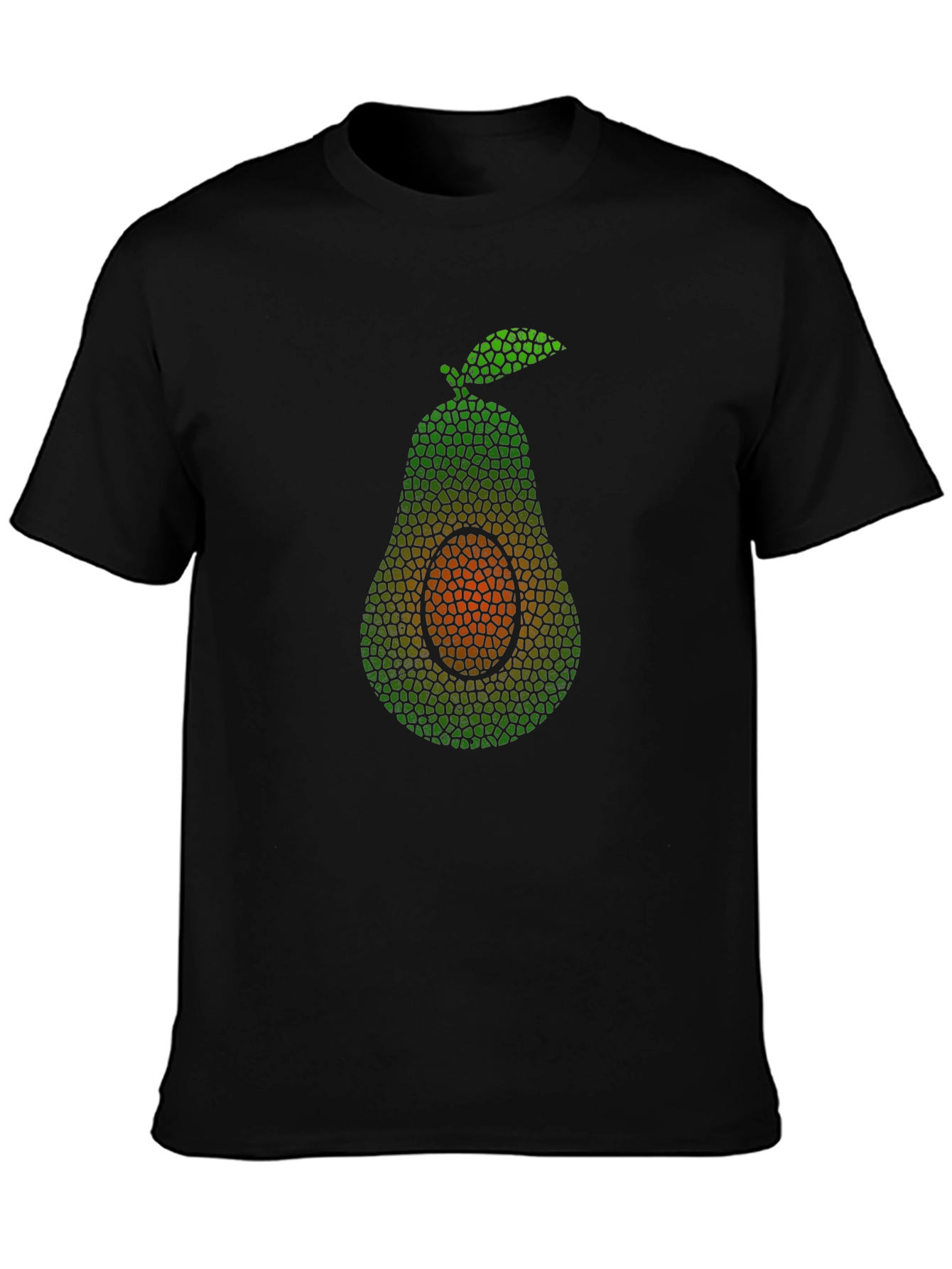 Avocado Mosaic Graphic Tee - Stylish Comfort
