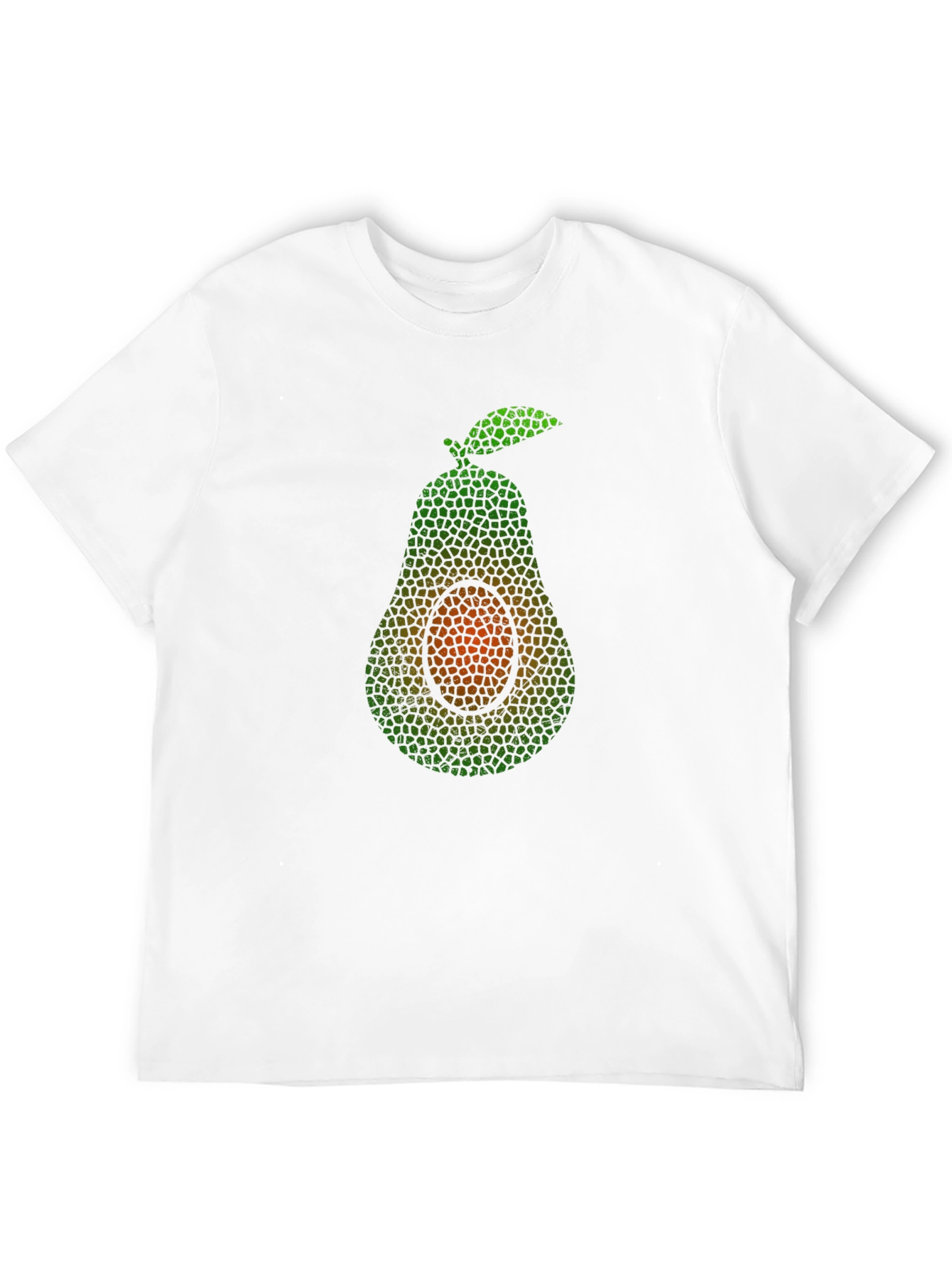 Avocado Mosaic Graphic Tee - Stylish Comfort