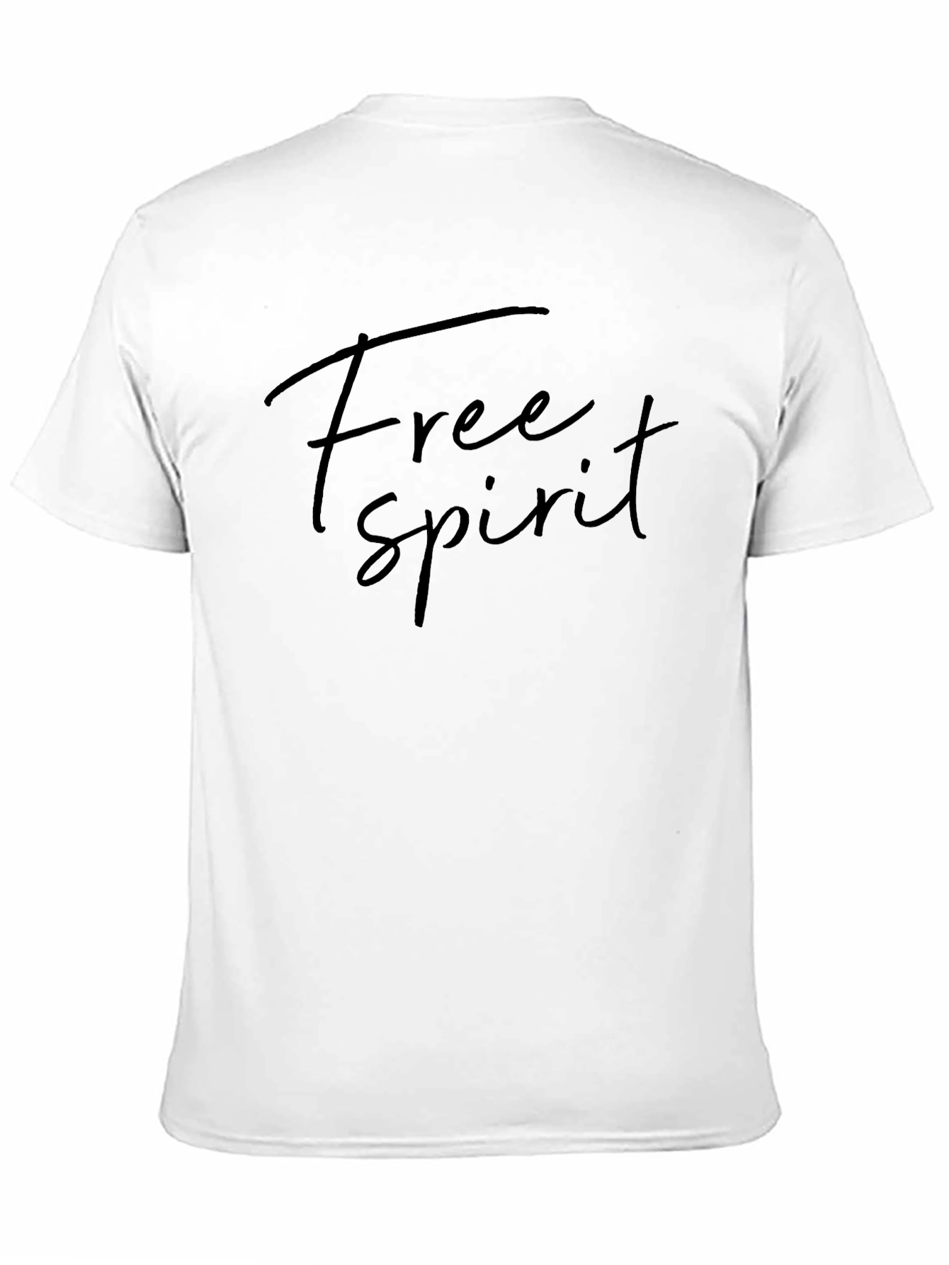 Free Spirit Black Cotton Tee