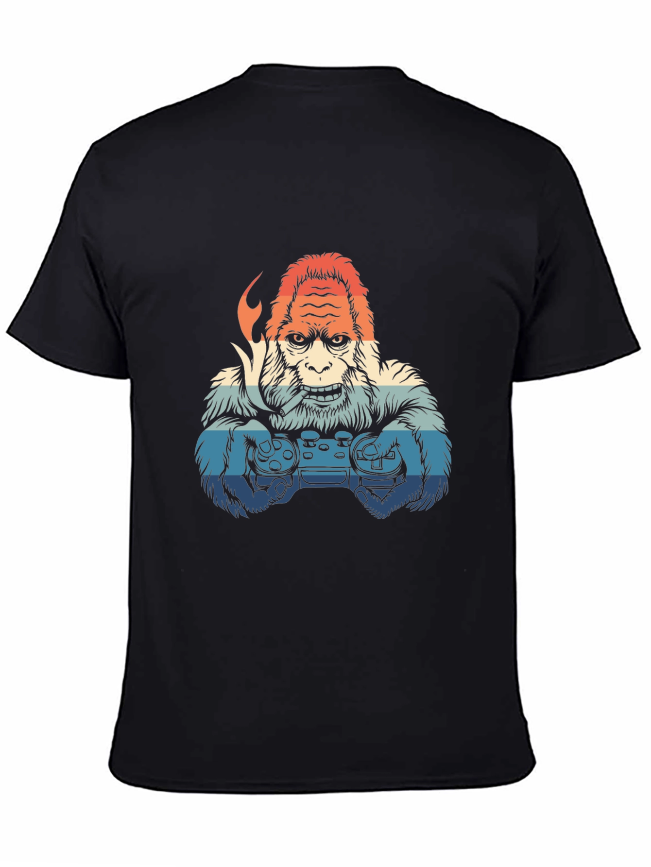 Gamer Bigfoot Graphic Tee - Cool Retro Design