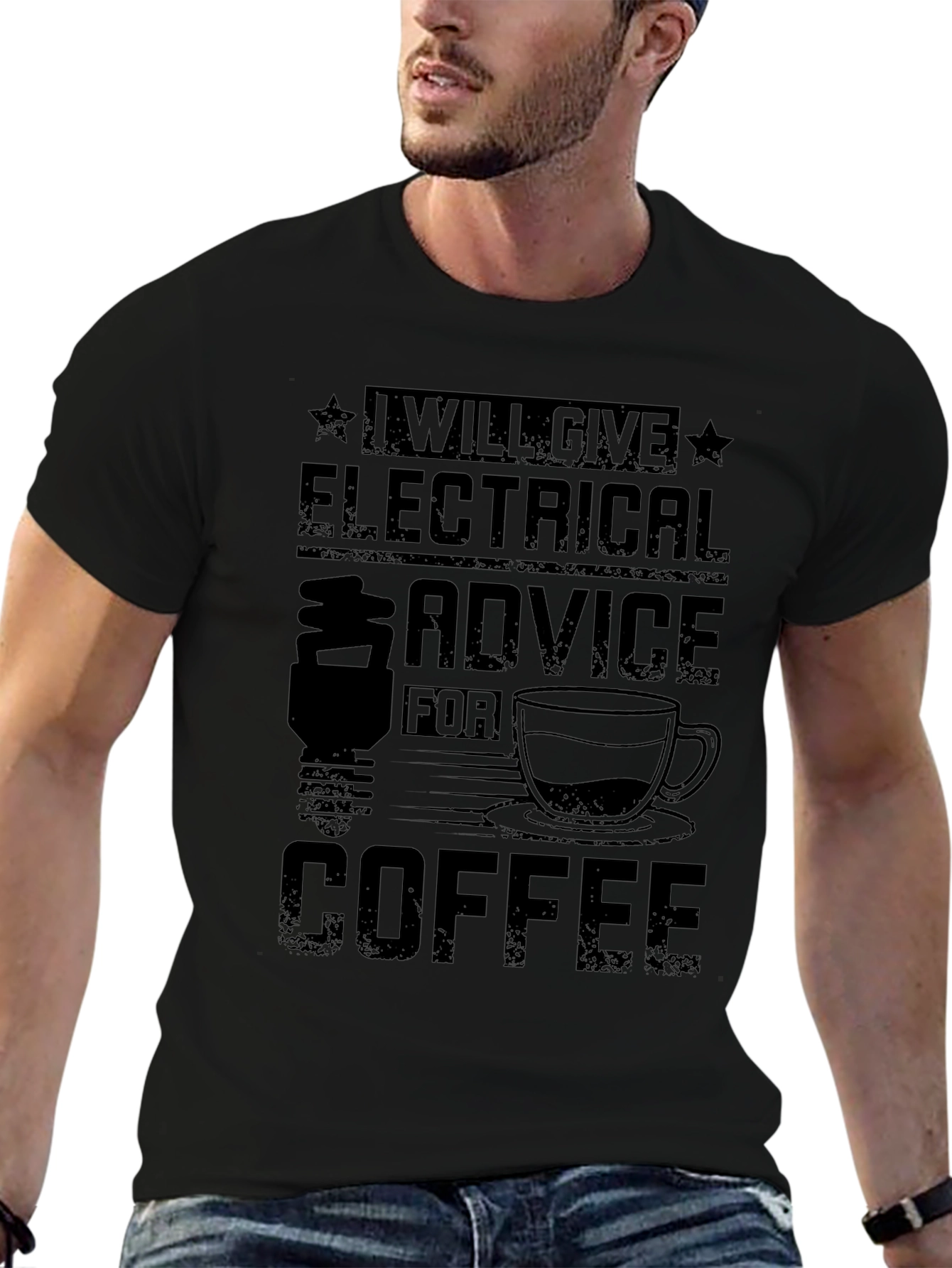 Electrical Advice for Coffee T-Shirt - Electrician Gift