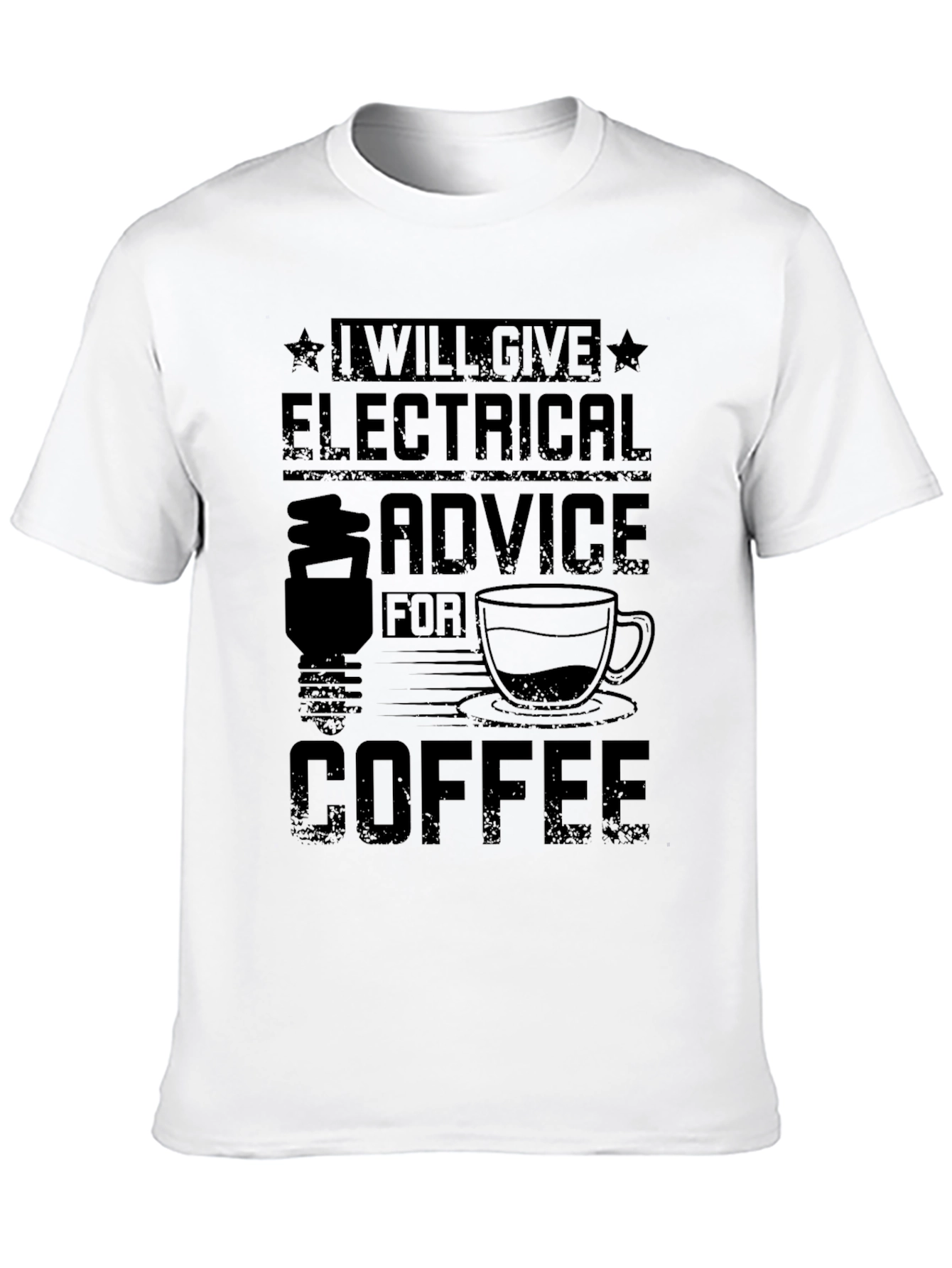 Electrical Advice for Coffee T-Shirt - Electrician Gift