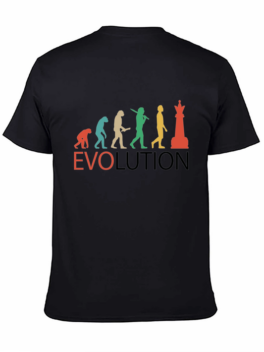 Chess Evolution T-Shirt - Black