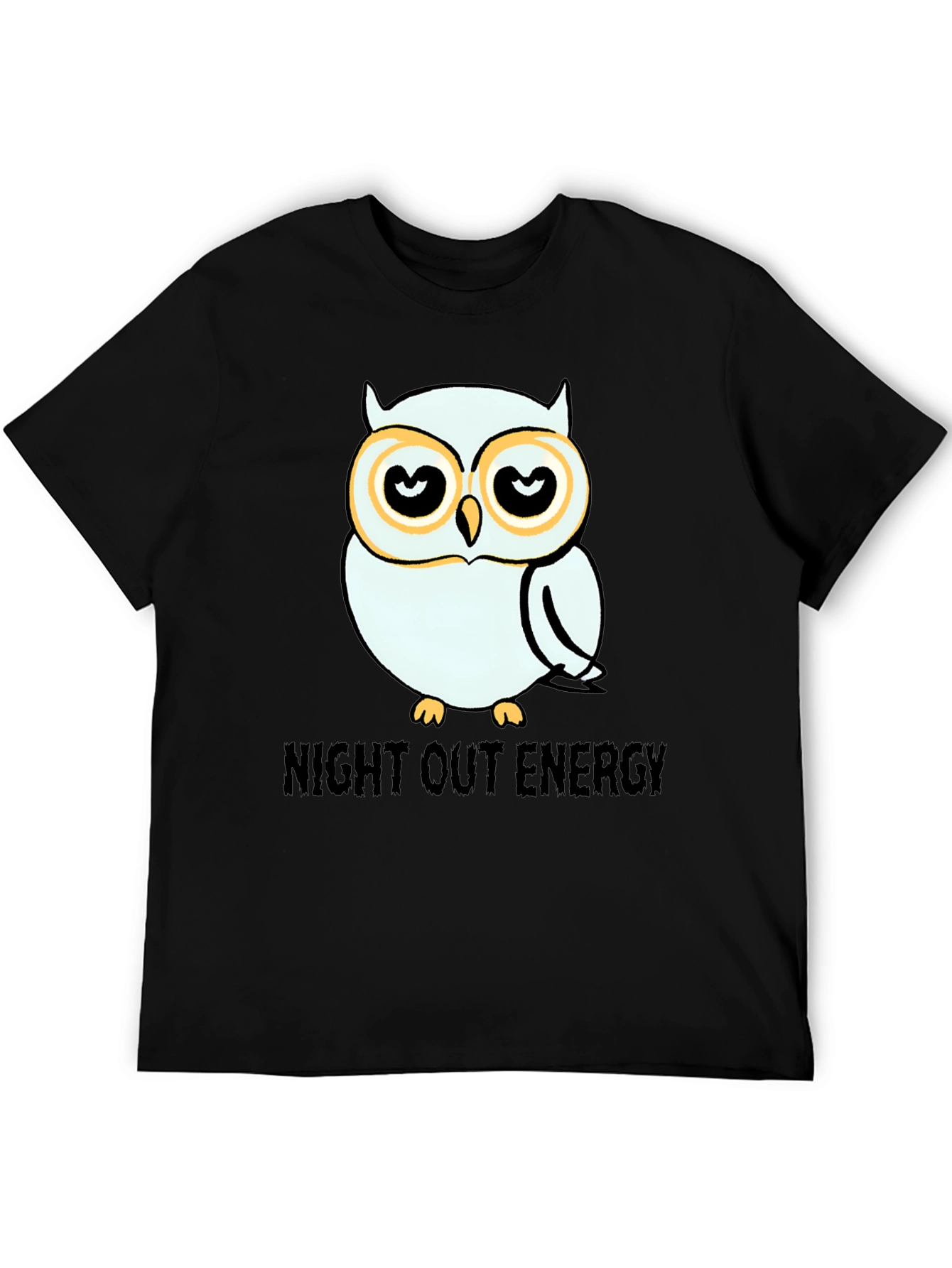 Night Owl Energy T-Shirt - Funny Graphic Tee