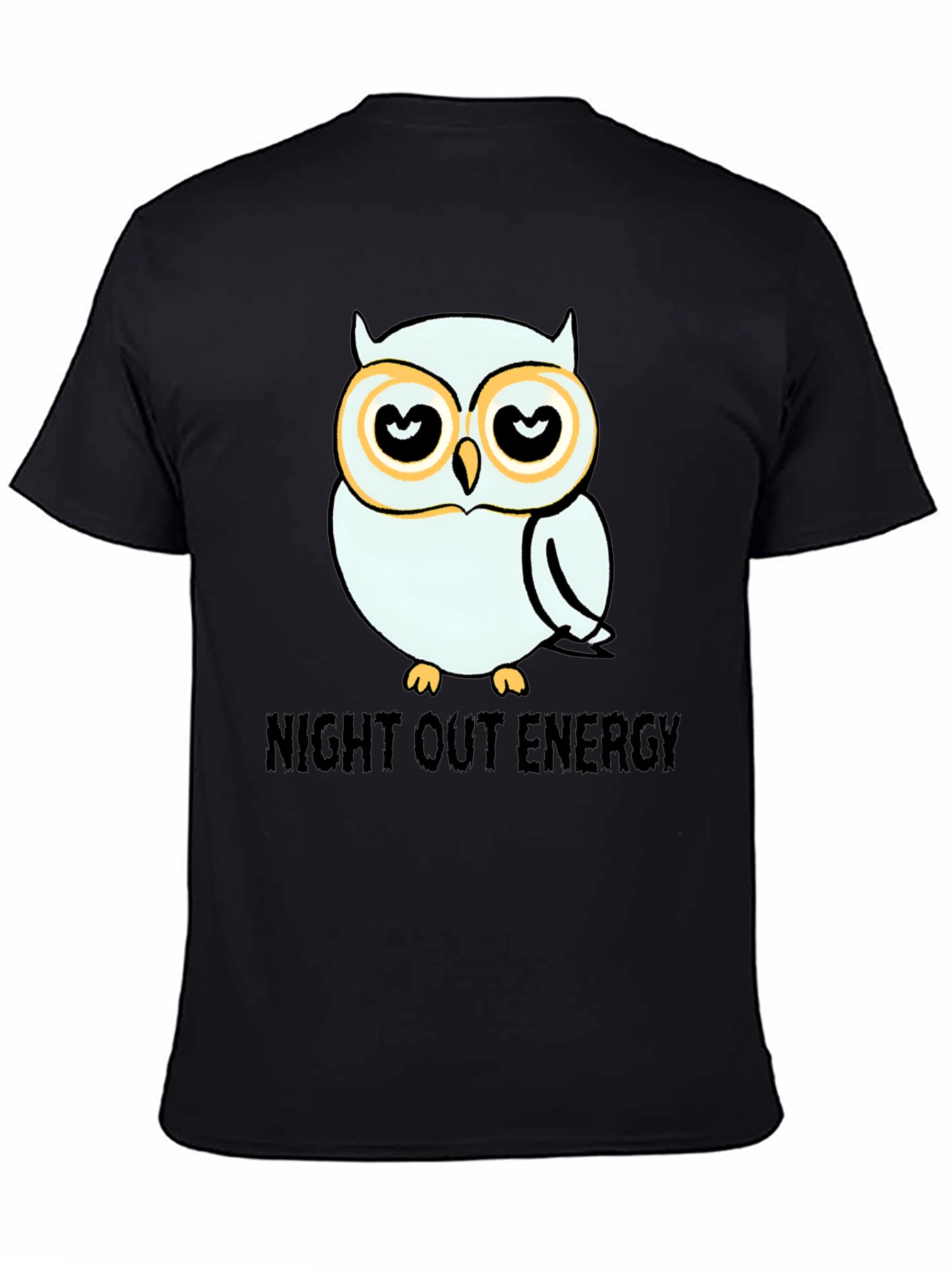 Night Owl Energy T-Shirt - Funny Graphic Tee