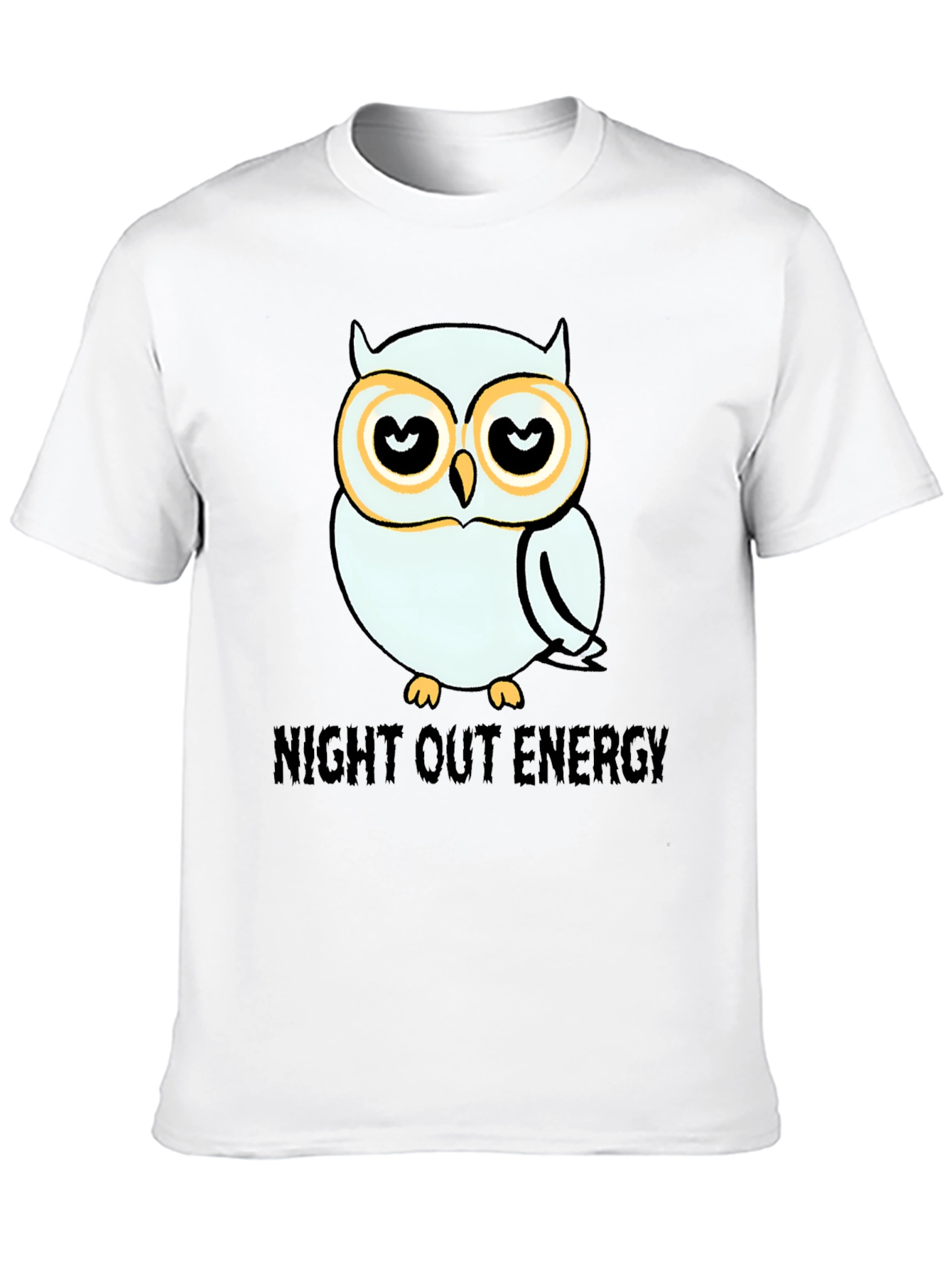 Night Owl Energy T-Shirt - Funny Graphic Tee