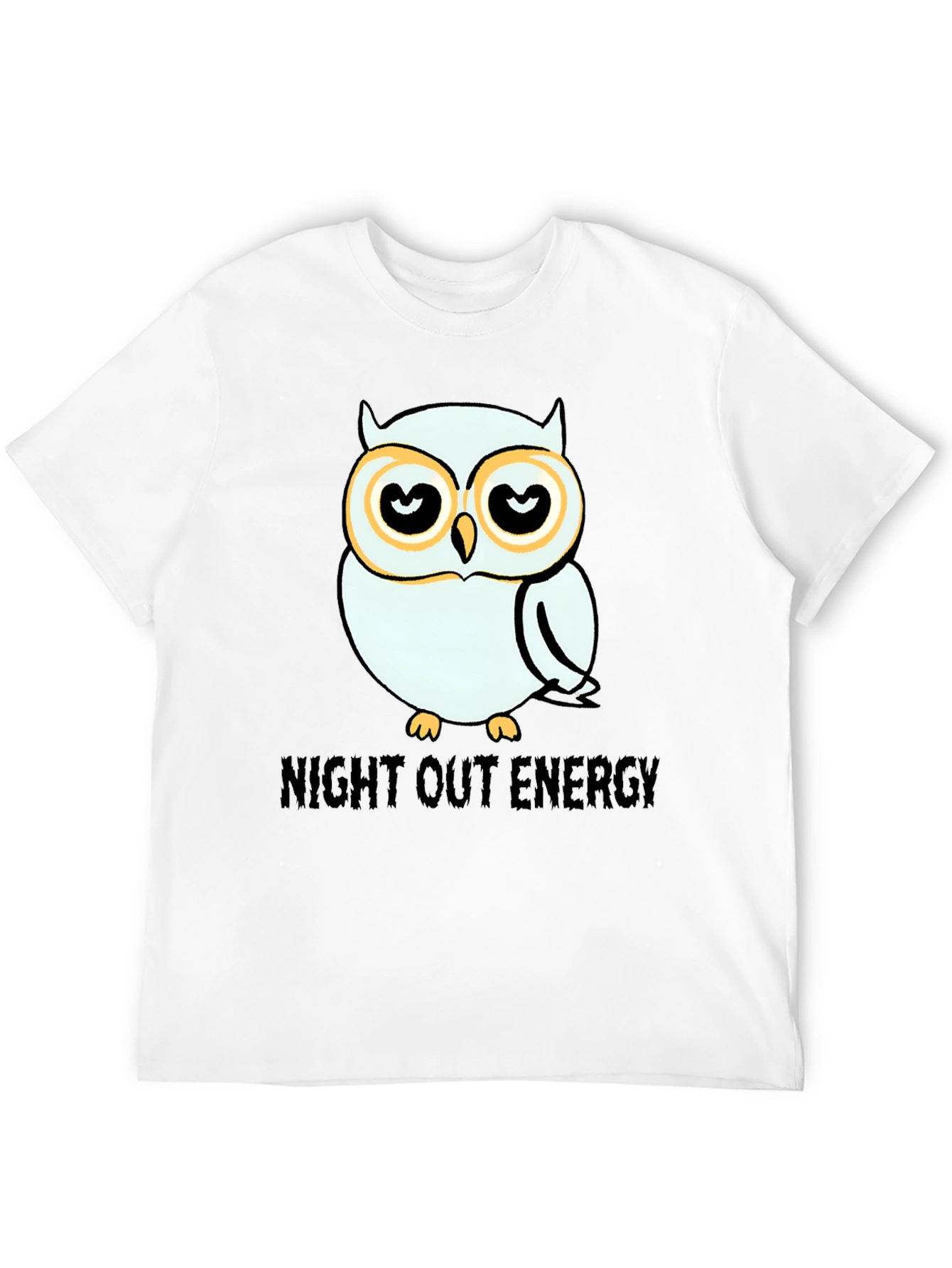 Night Owl Energy T-Shirt - Funny Graphic Tee