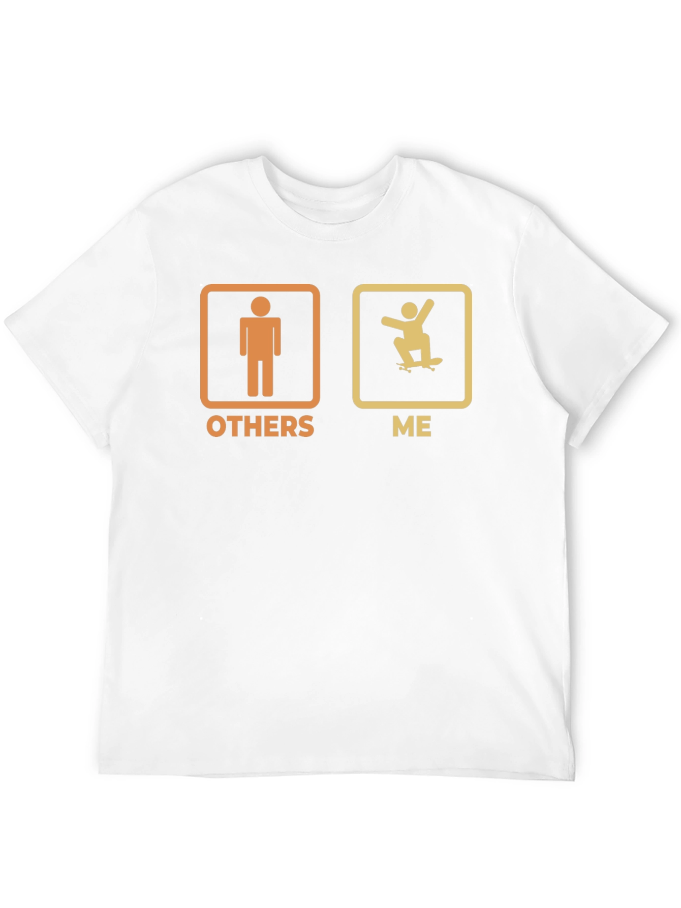 Skateboarding T-Shirt - Others vs Me Skater Tee