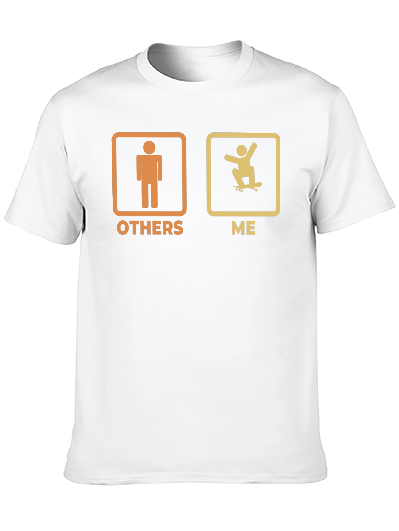 Skateboarding T-Shirt - Others vs Me Skater Tee