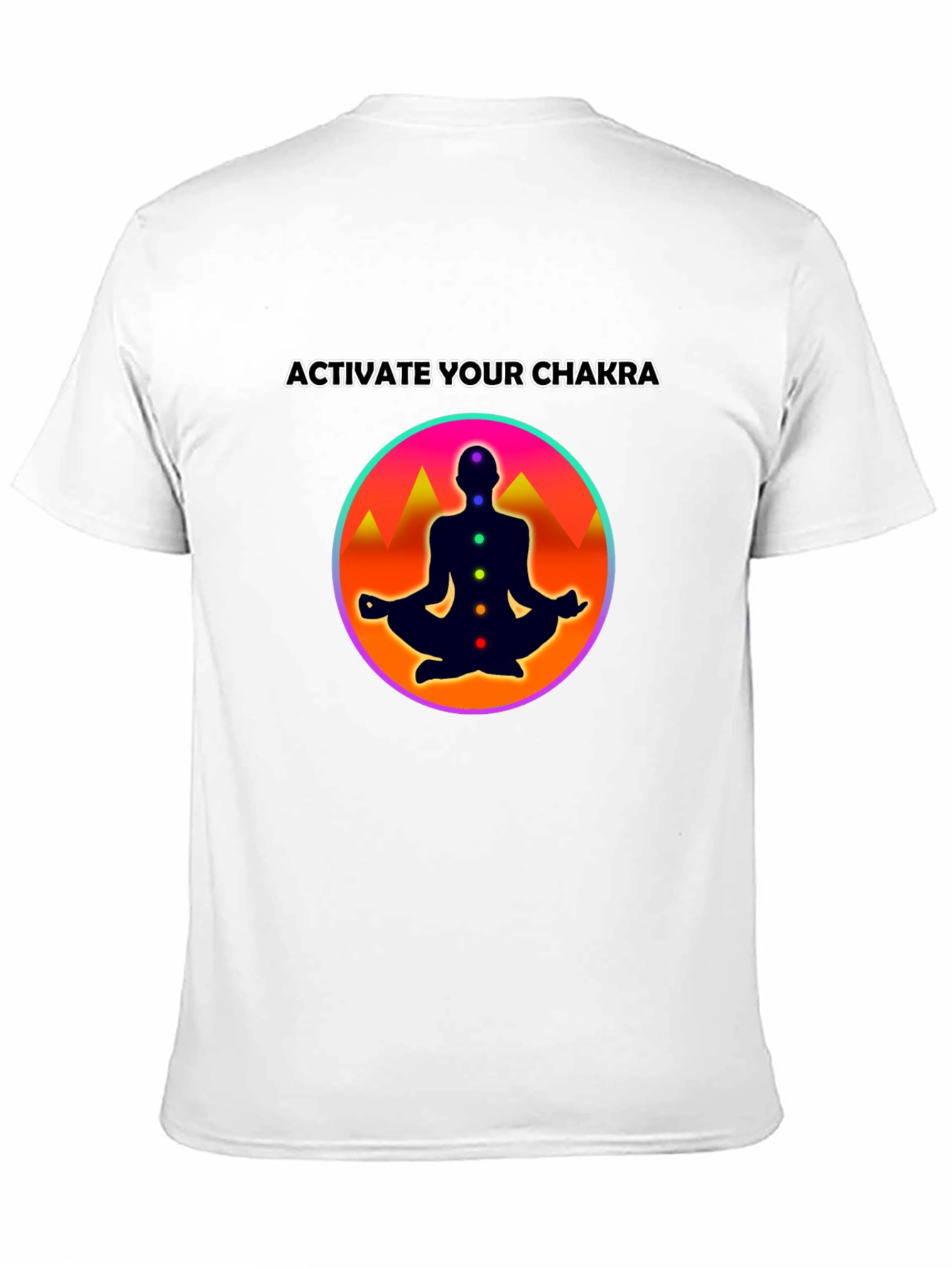 Chakra Activation T-Shirt: Meditate in Style